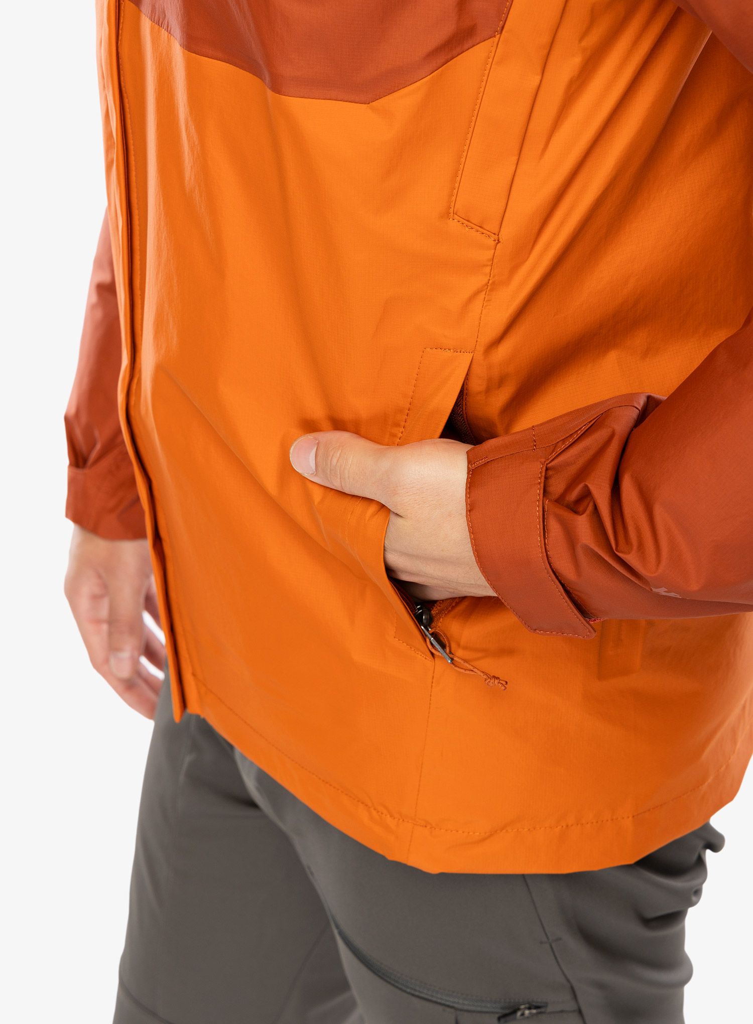 Kišna jakna Patagonia Torrentshell 3L Jacket - redtail rust