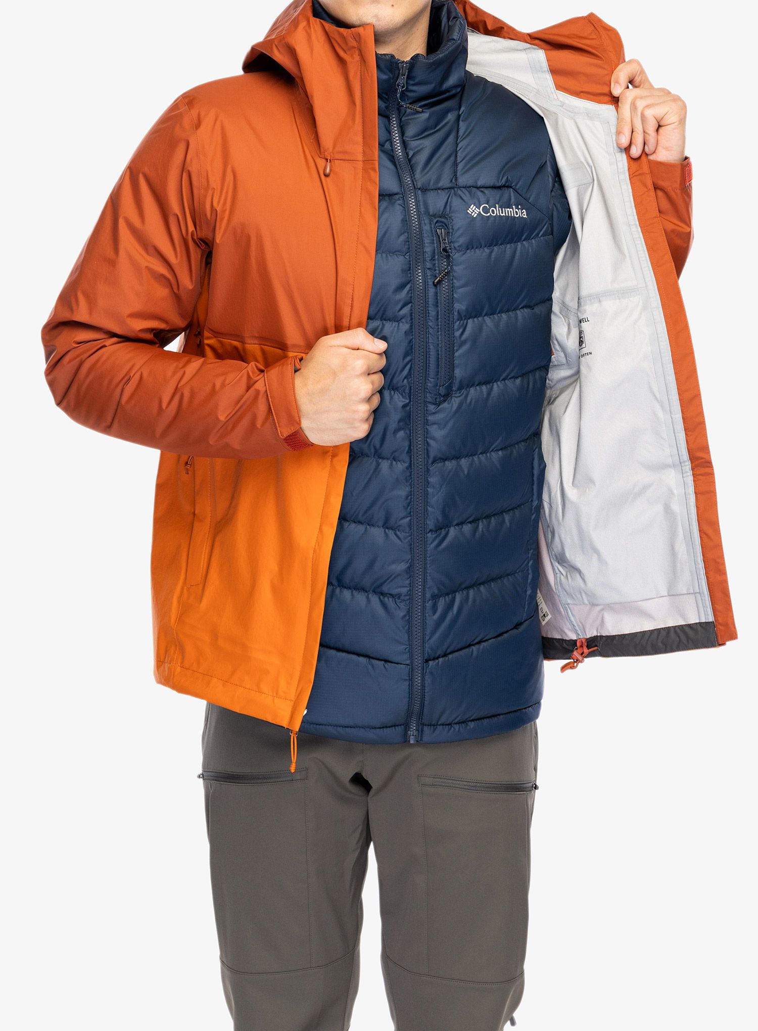 Kišna jakna Patagonia Torrentshell 3L Jacket - redtail rust