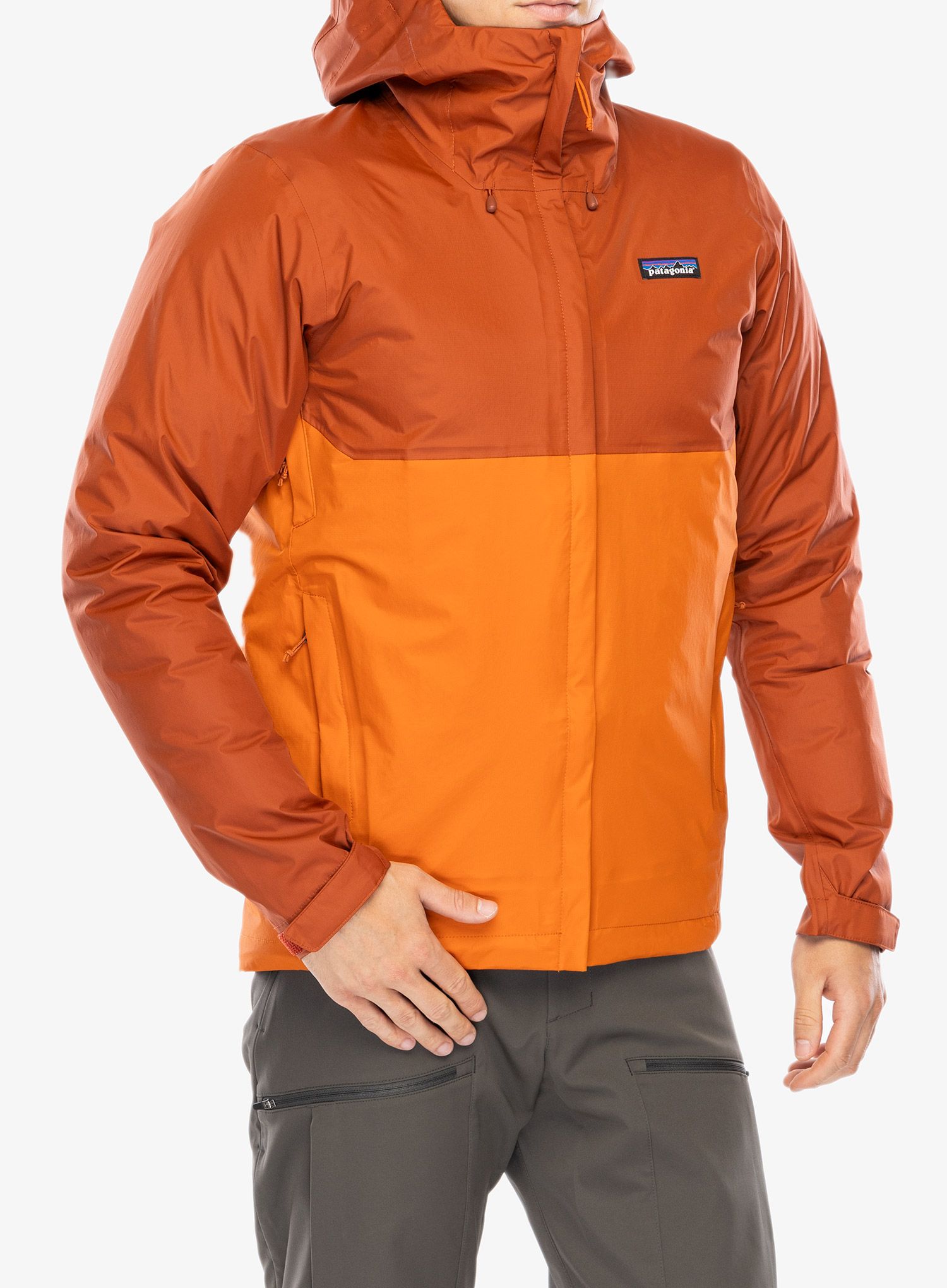 Kišna jakna Patagonia Torrentshell 3L Jacket - redtail rust