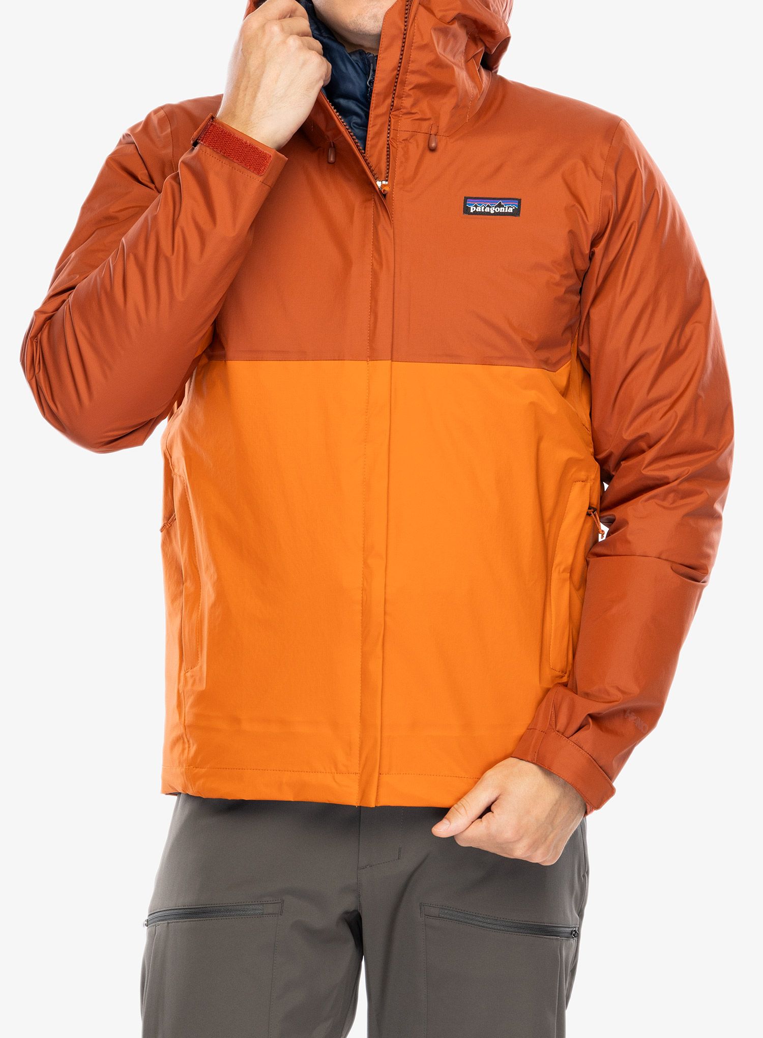 Kišna jakna Patagonia Torrentshell 3L Jacket - redtail rust
