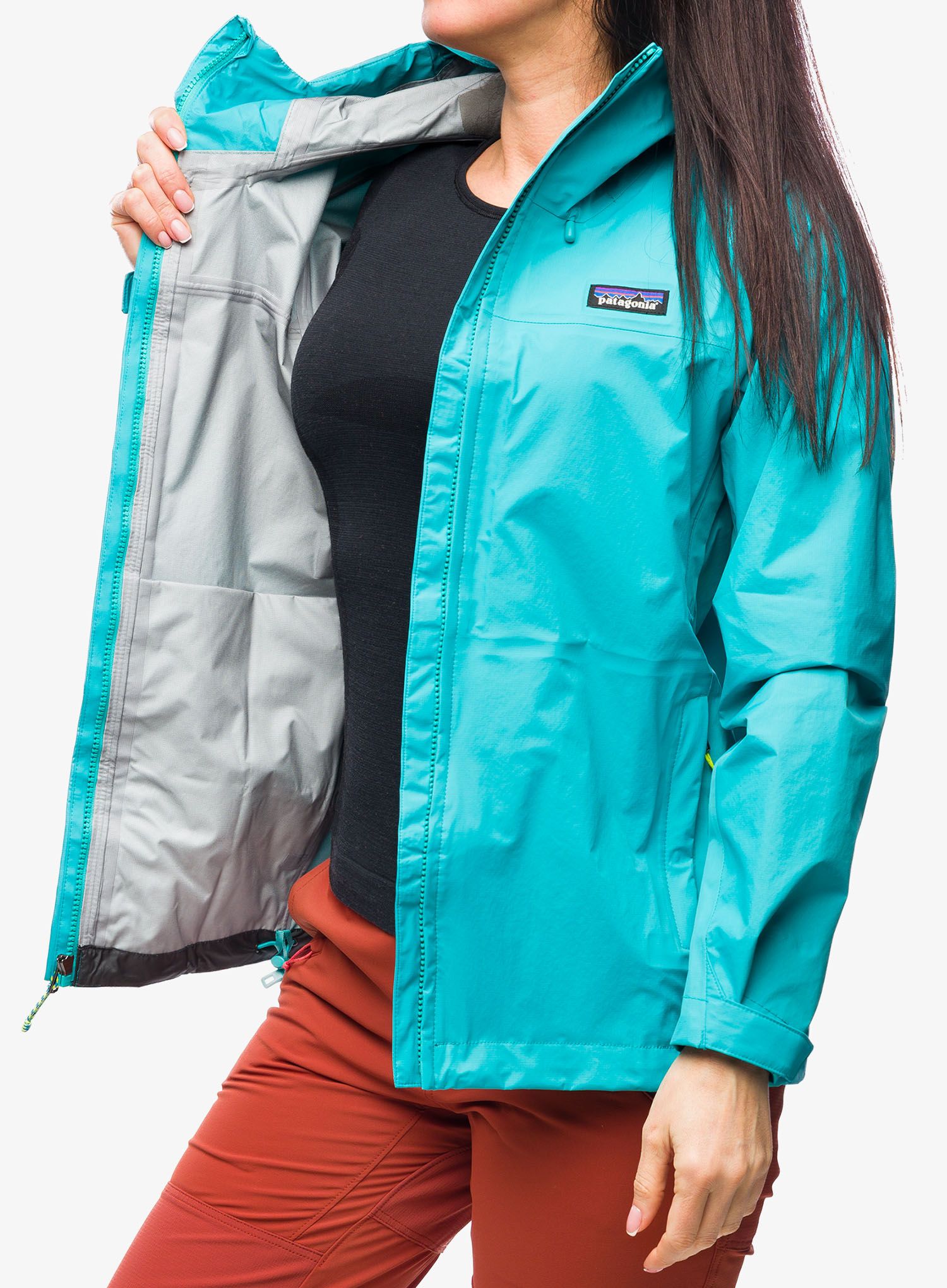 Ženska kišna jakna Patagonia Torrentshell 3L Jacket - subtidal blue