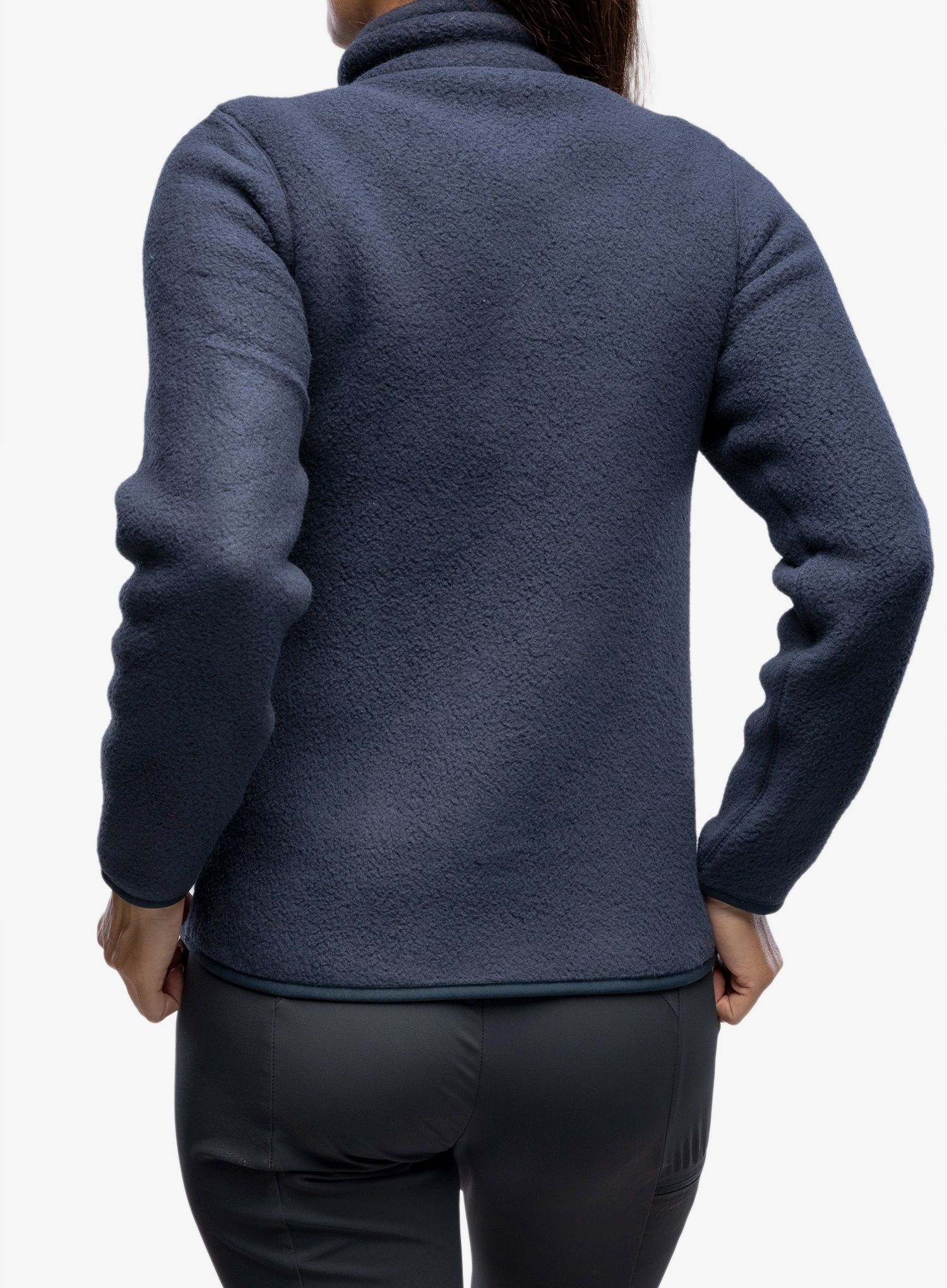 Ženska jakna od flisa Peak Performance Fleece Snap T-Neck - blue shadow