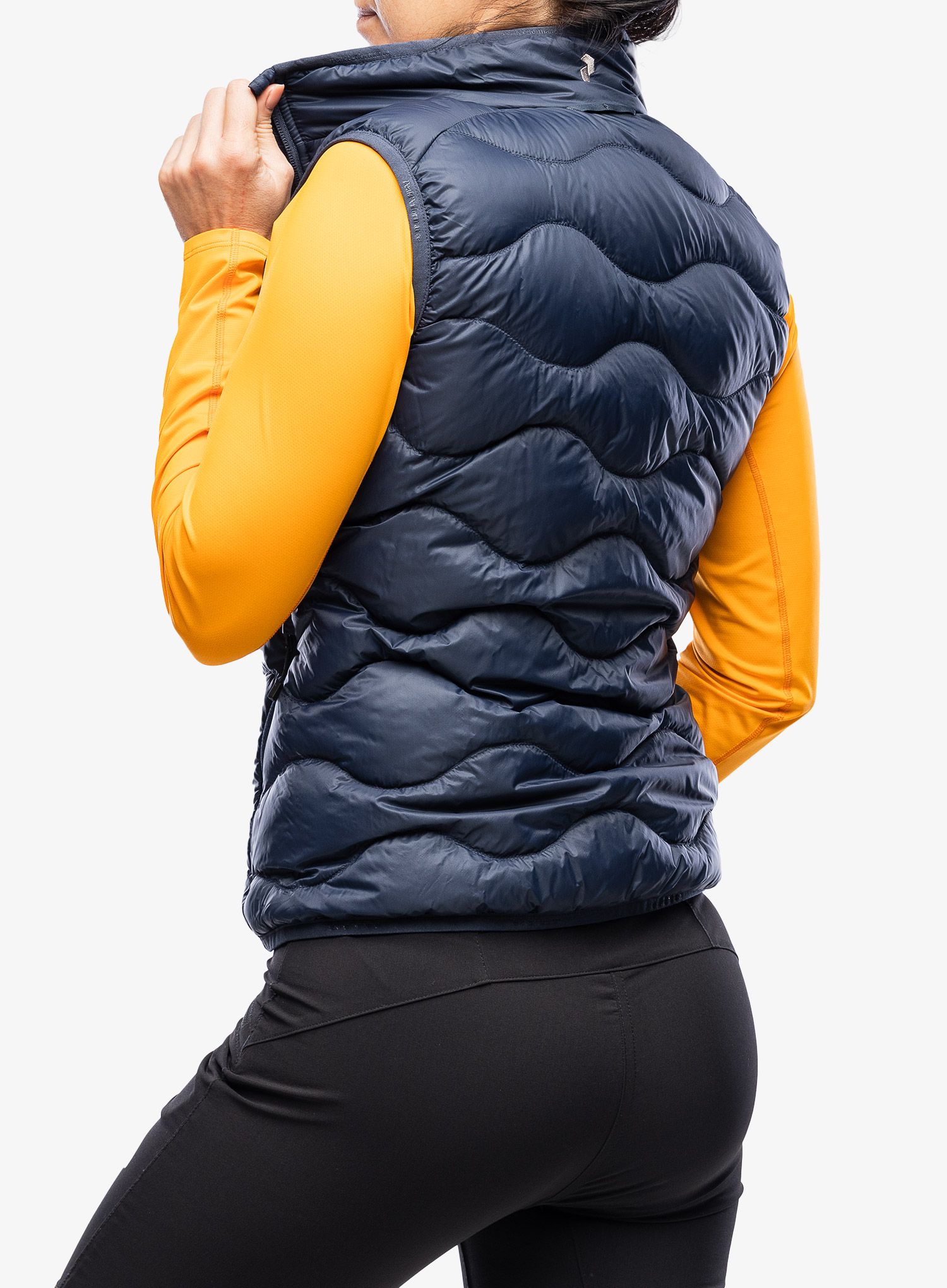 Ženski perjani prsluk Peak Performance Helium Down Vest - blue shadow