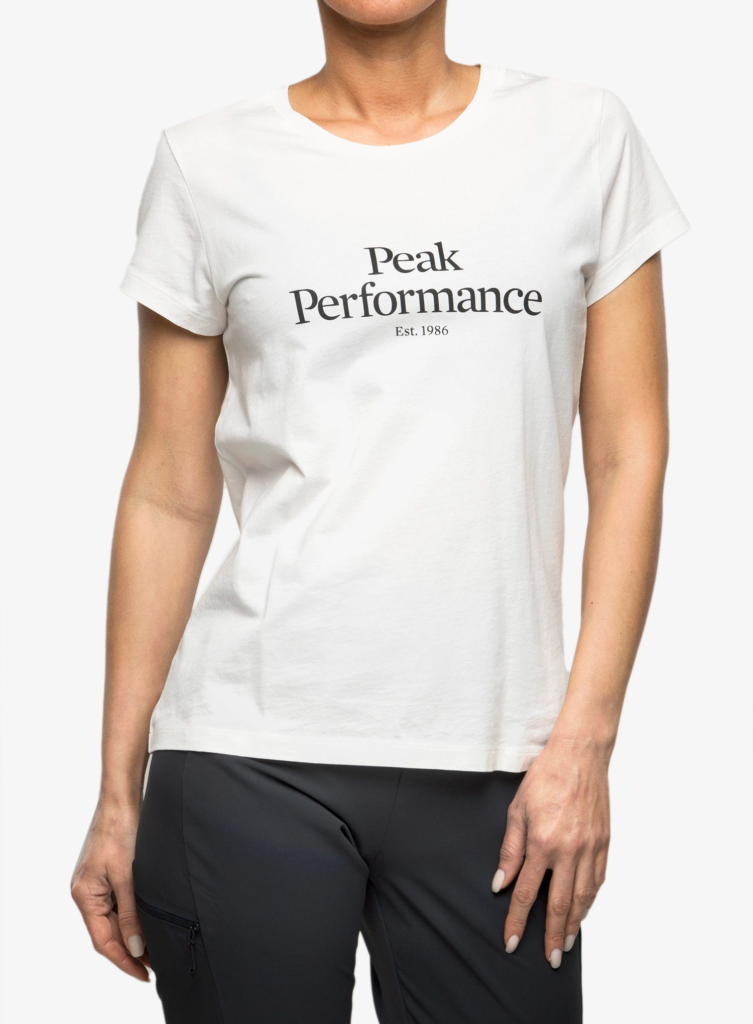 Ženska majica s tiskom Peak Performance Original Tee - offwhite