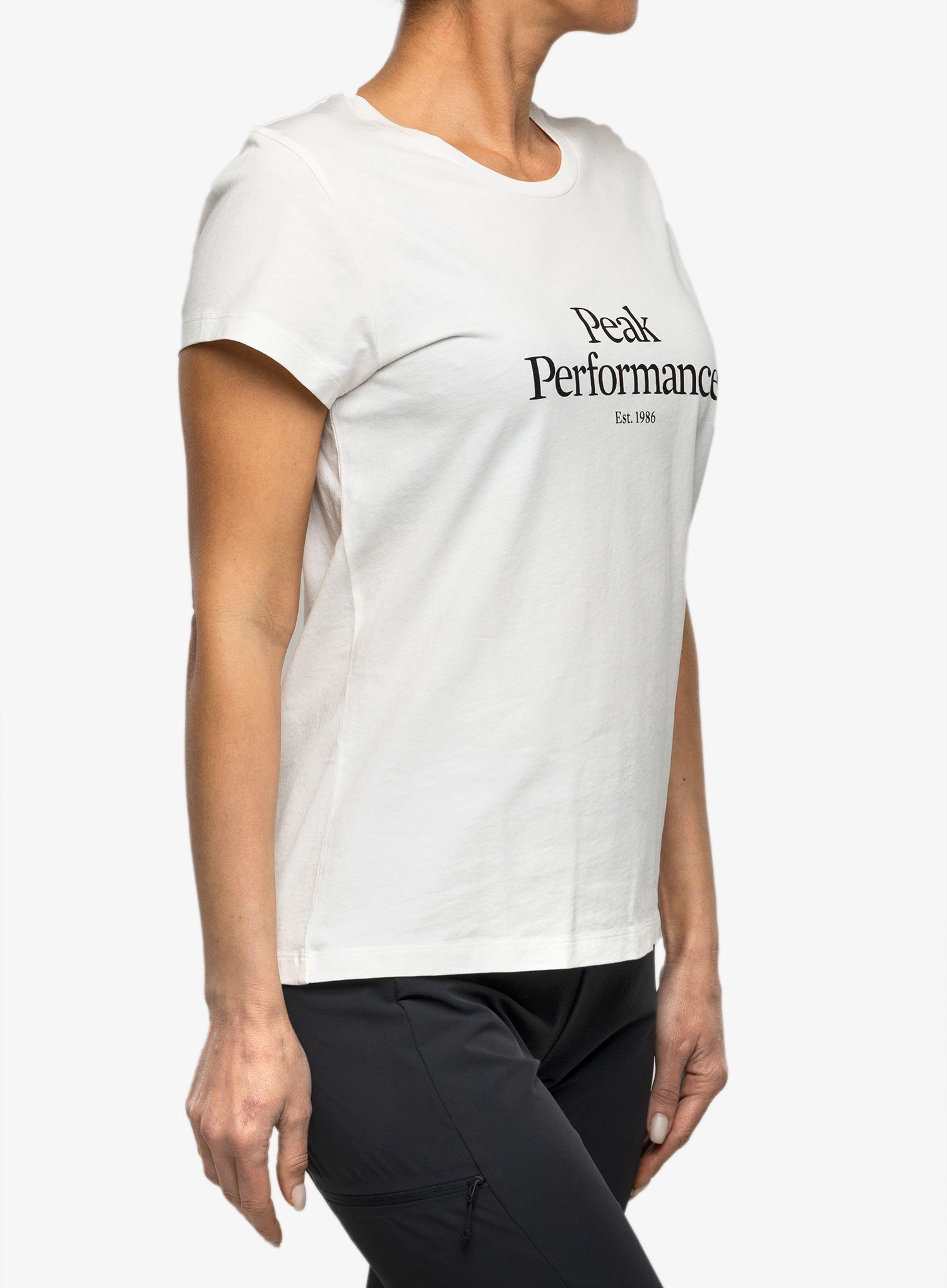 Ženska majica s tiskom Peak Performance Original Tee - offwhite