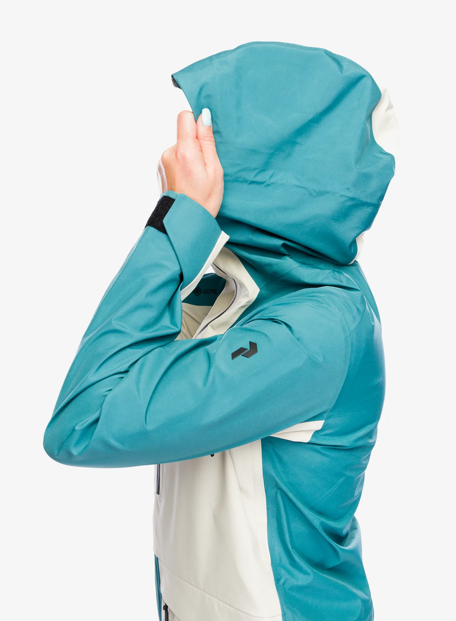 Ženska skijaška jakna Peak Performance Vertical GORE-TEX 3L Jacket - hydro fresh/sand fog