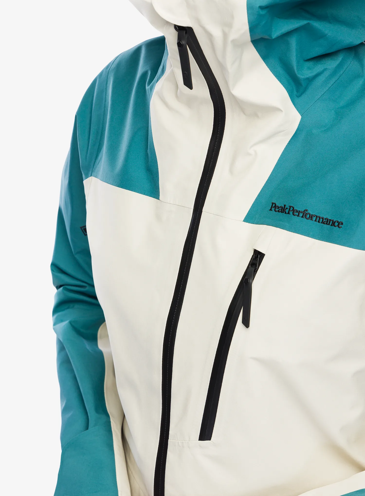 Ženska skijaška jakna Peak Performance Vertical GORE-TEX 3L Jacket - hydro fresh/sand fog