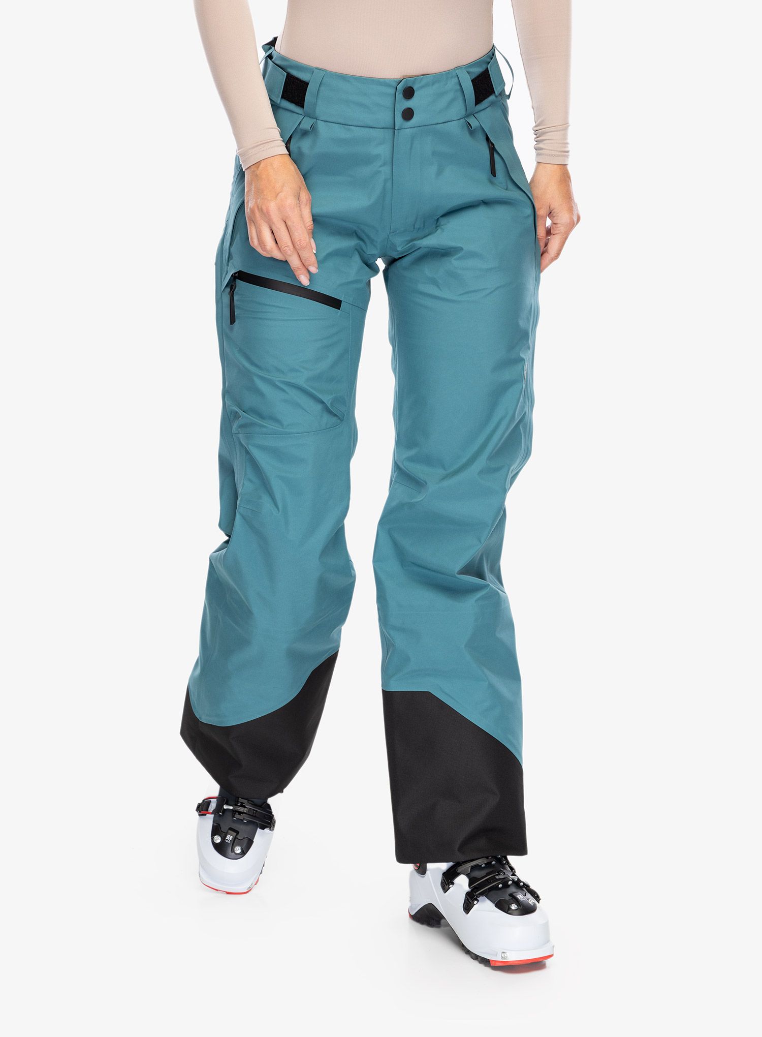 Ženske skijaške hlače Peak Performance Vertical GORE-TEX 3L Pants - hydro fresh