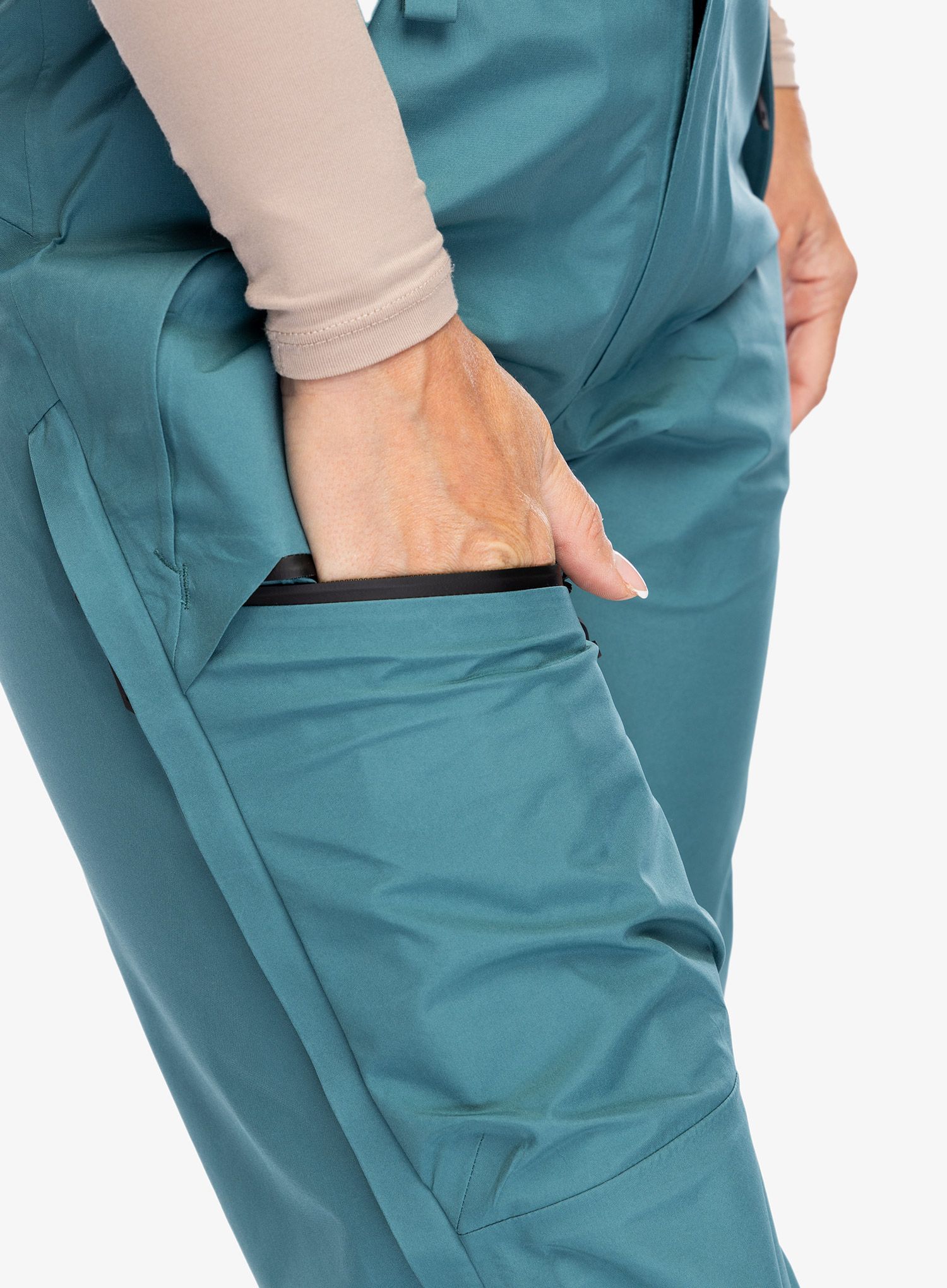 Ženske skijaške hlače Peak Performance Vertical GORE-TEX 3L Pants - hydro fresh