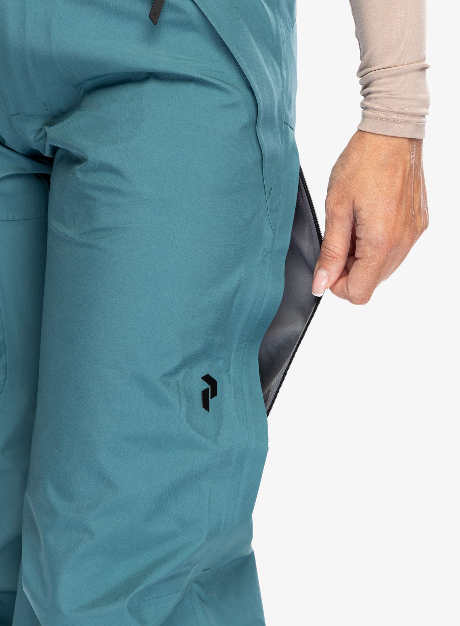 Ženske skijaške hlače Peak Performance Vertical GORE-TEX 3L Pants - hydro fresh