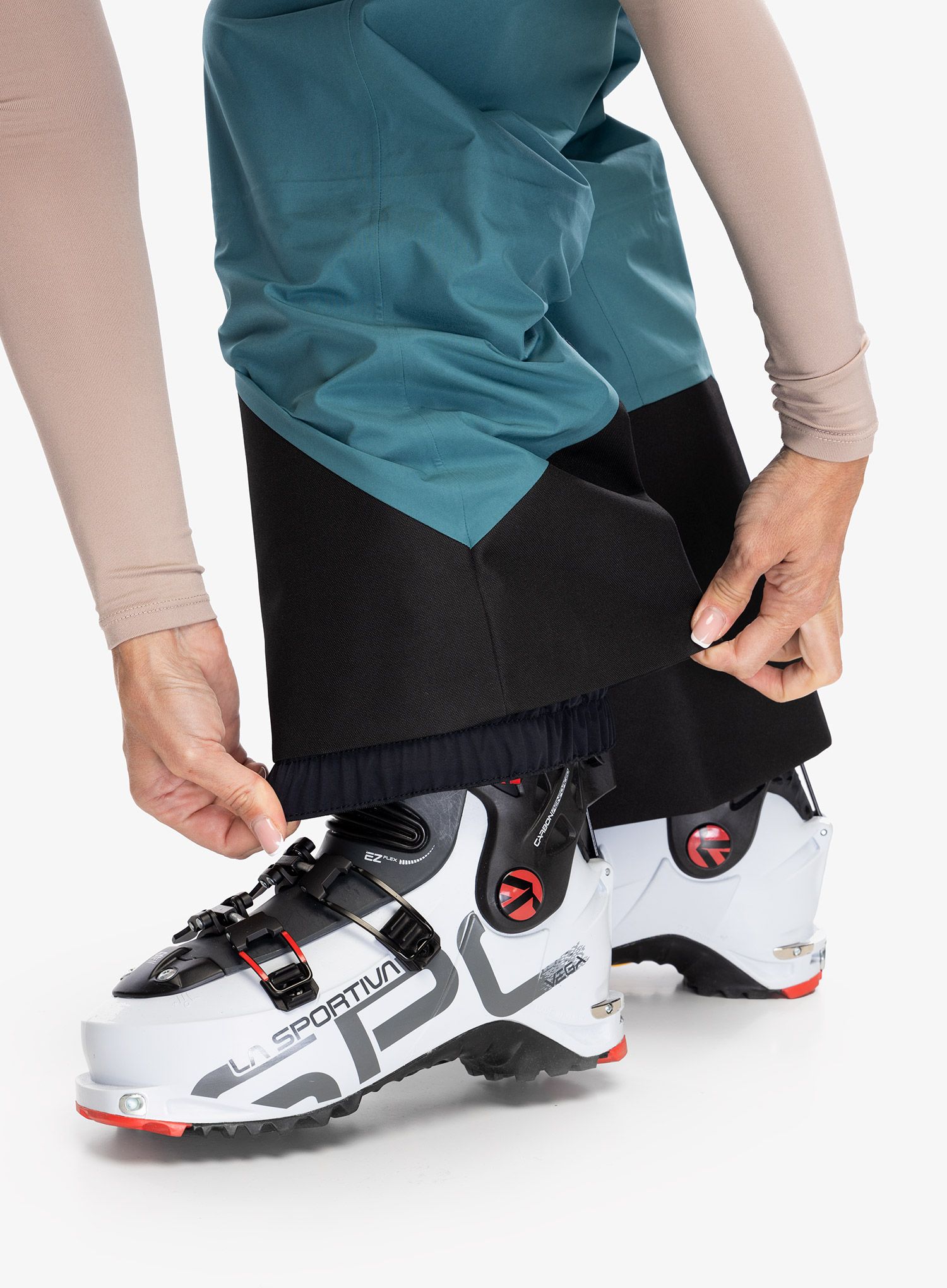 Ženske skijaške hlače Peak Performance Vertical GORE-TEX 3L Pants - hydro fresh