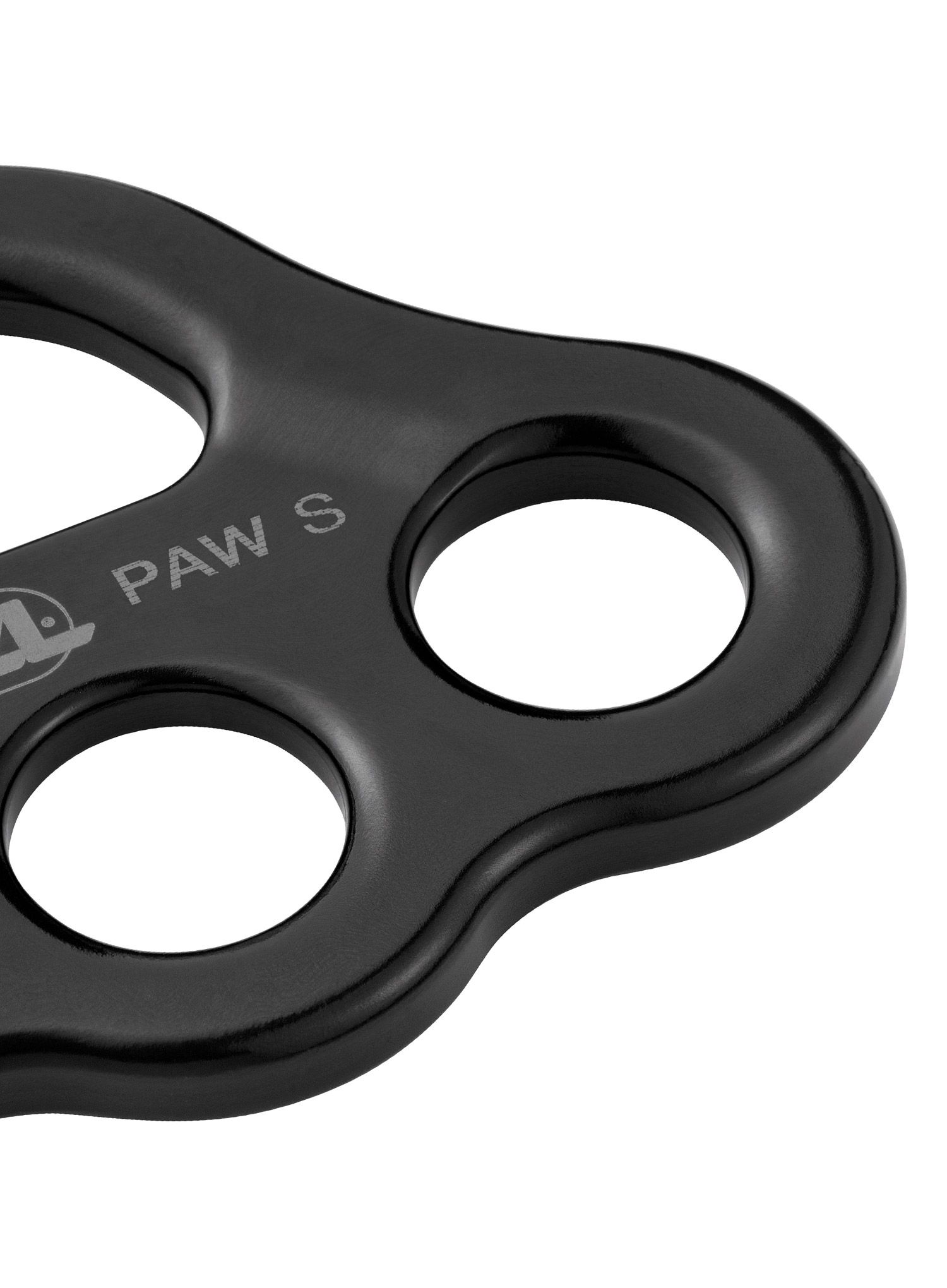 Sidrišna pločica Petzl Paw S - black