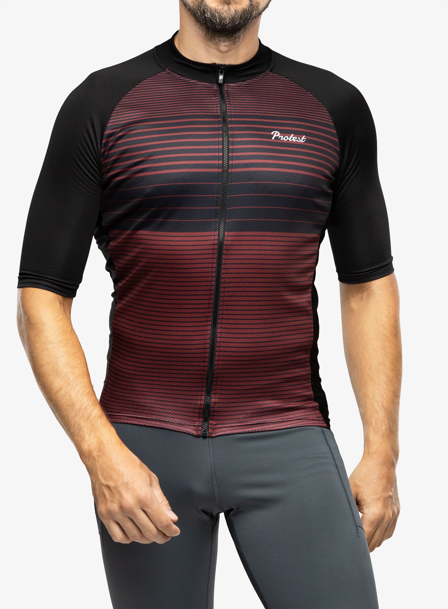 Biciklistička majica Protest Prtkoblet Cycling Jersey Short Sleeve - true black