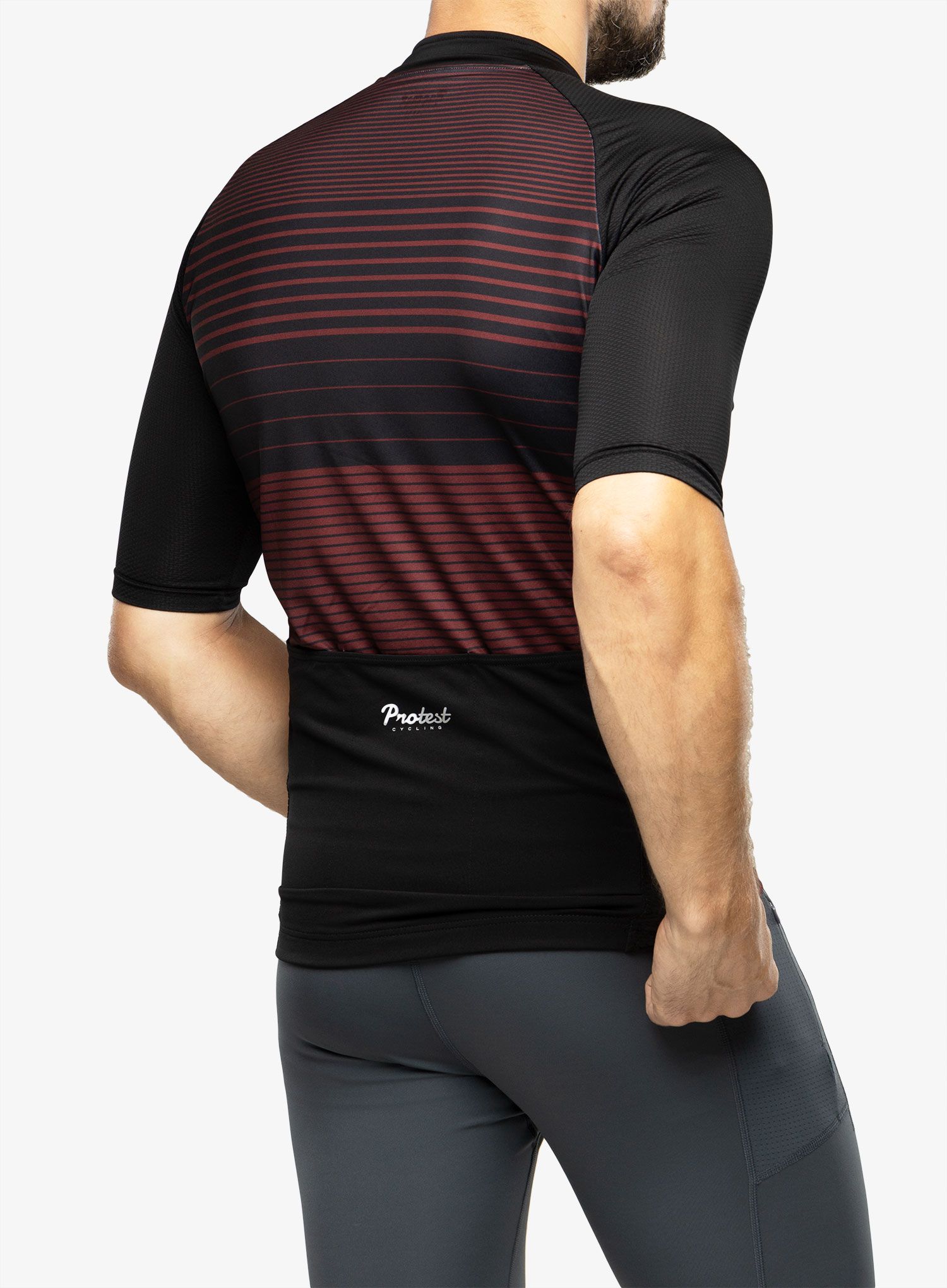 Biciklistička majica Protest Prtkoblet Cycling Jersey Short Sleeve - true black