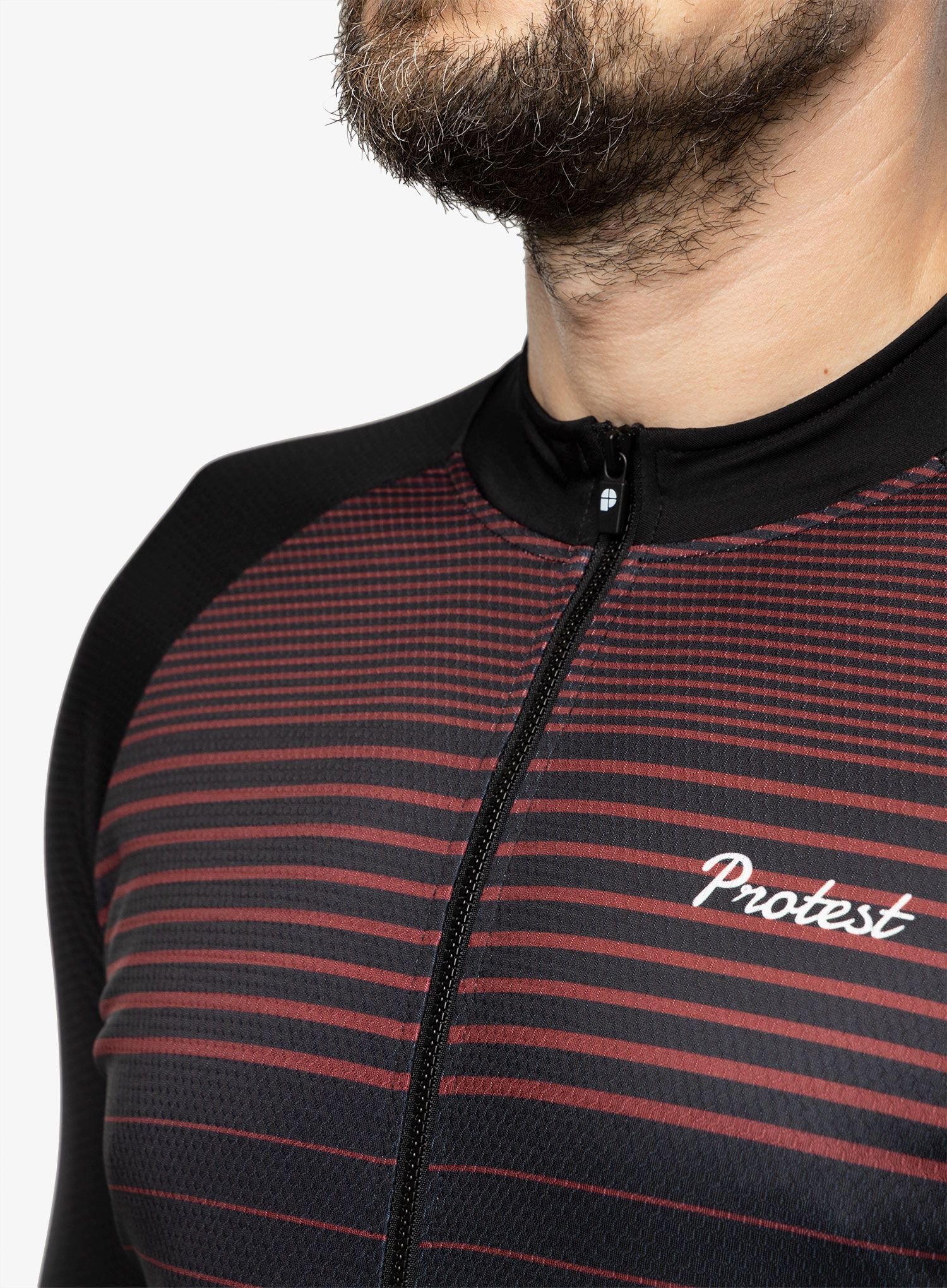 Biciklistička majica Protest Prtkoblet Cycling Jersey Short Sleeve - true black