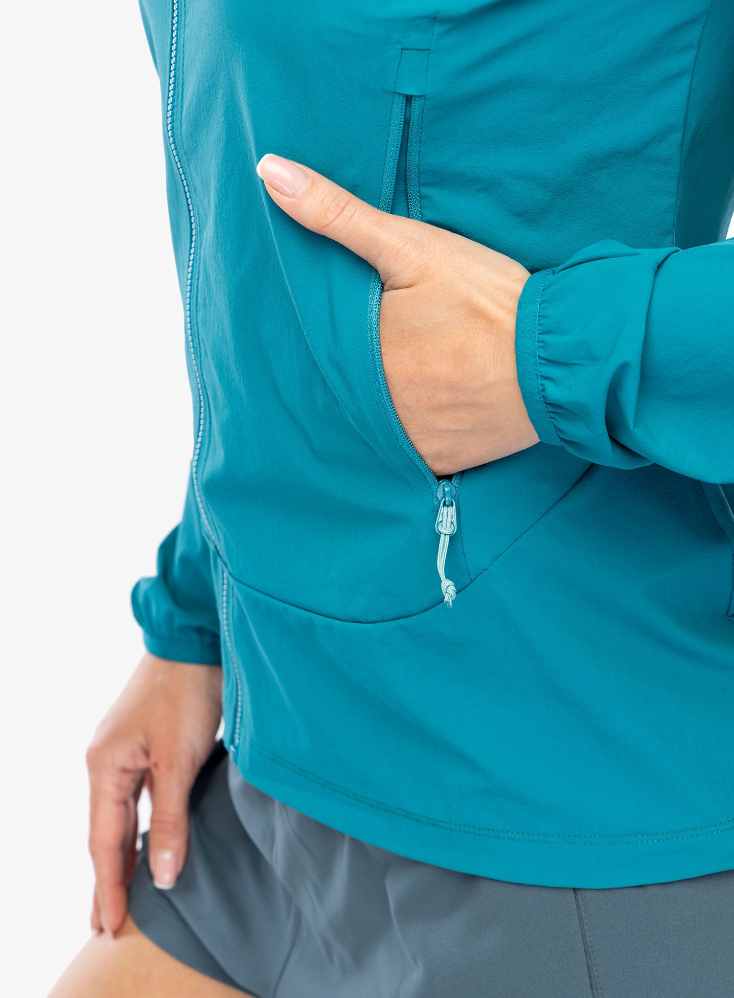 Ženska softshell jakna Rab Borealis Jacket - marina blue