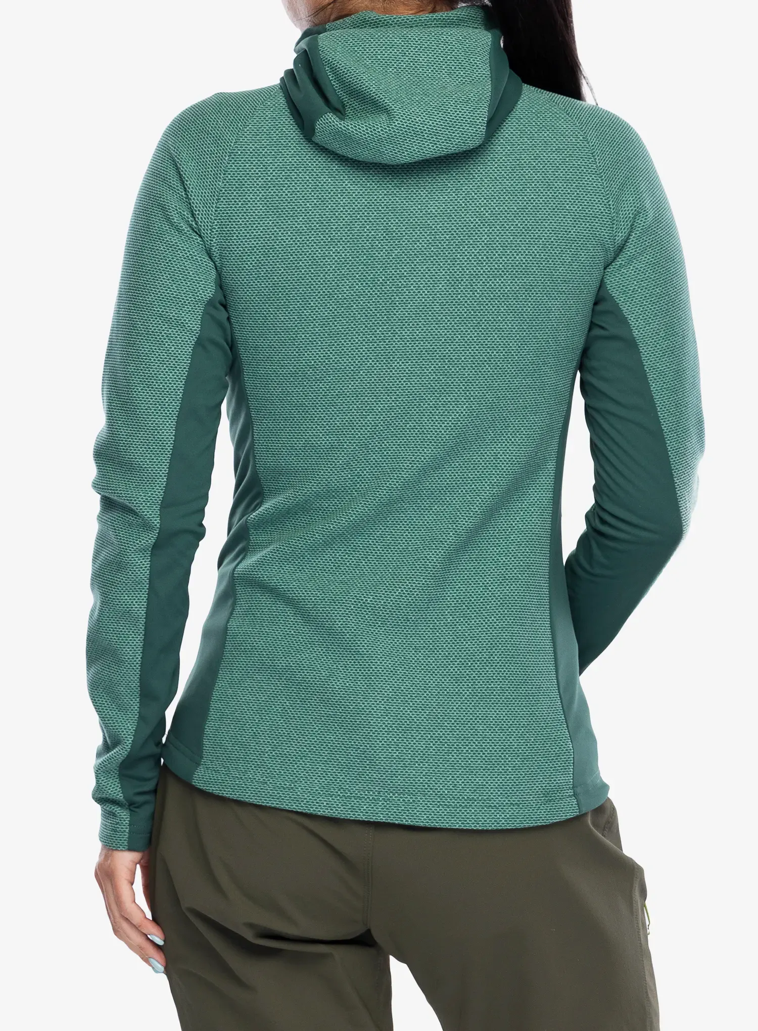 Dukserica s kapuljačom ženska Rab Capacitor Hoody - eucalyptus