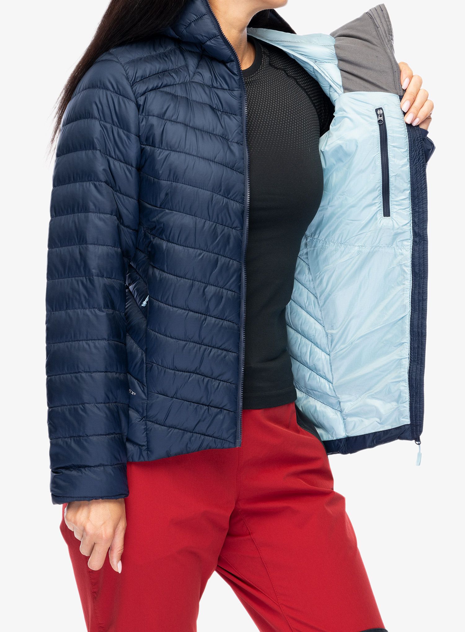 Ženska jakna Rab Cirrus Alpine Jacket - deep ink