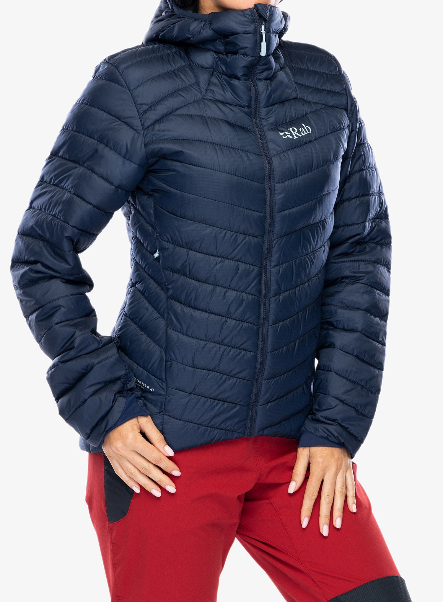 Ženska jakna Rab Cirrus Alpine Jacket - deep ink
