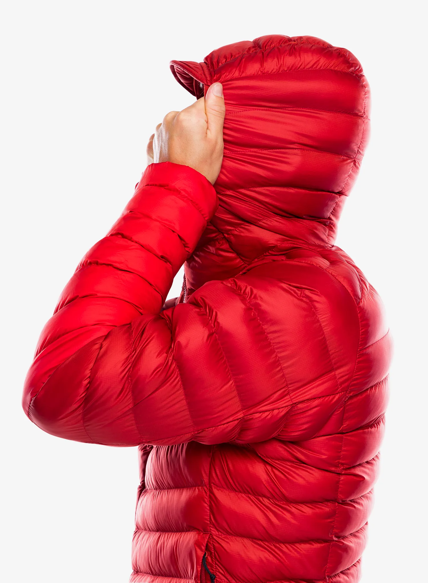 Jakna s postavom Rab Cirrus Alpine - tuscan red/dark horizon