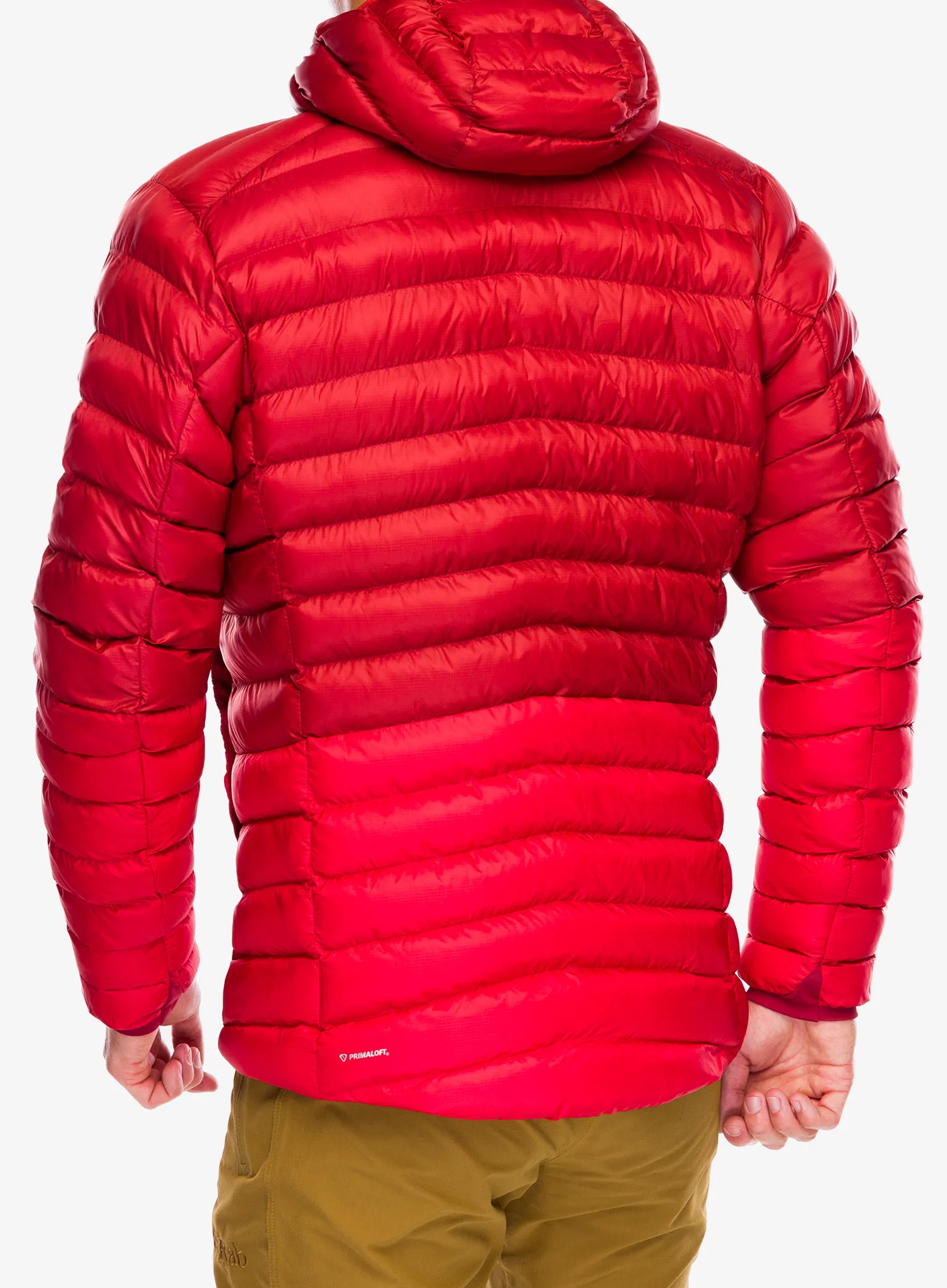 Jakna s postavom Rab Cirrus Alpine - tuscan red/dark horizon