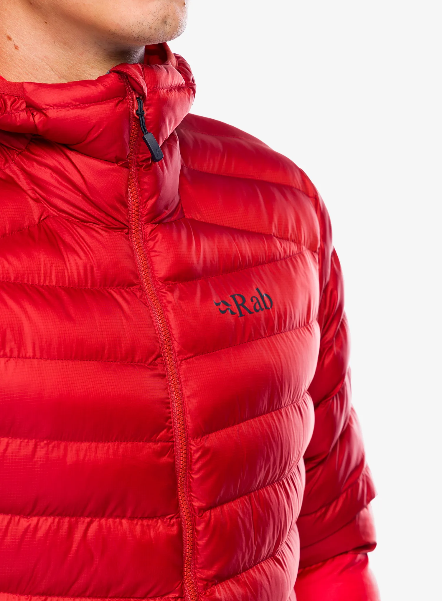 Jakna s postavom Rab Cirrus Alpine - tuscan red/dark horizon