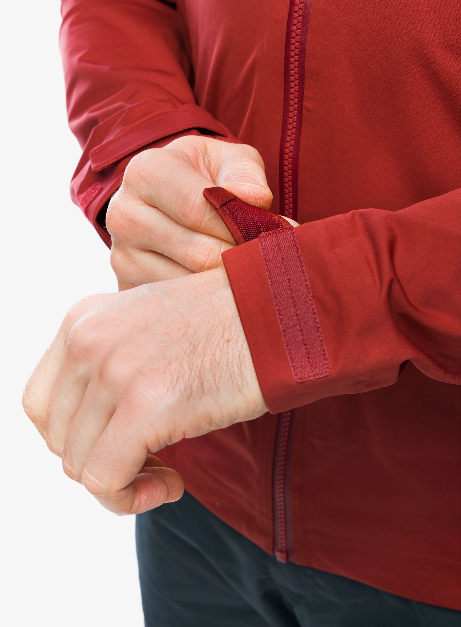 Kišna jakna Rab Kinetic 2.0 Jacket - oxblood red