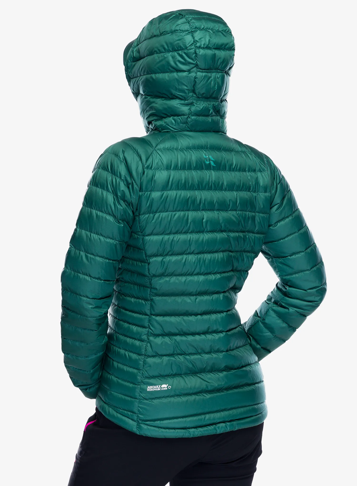 Ženska perjana jakna Rab Microlight Alpine Jacket - green slate