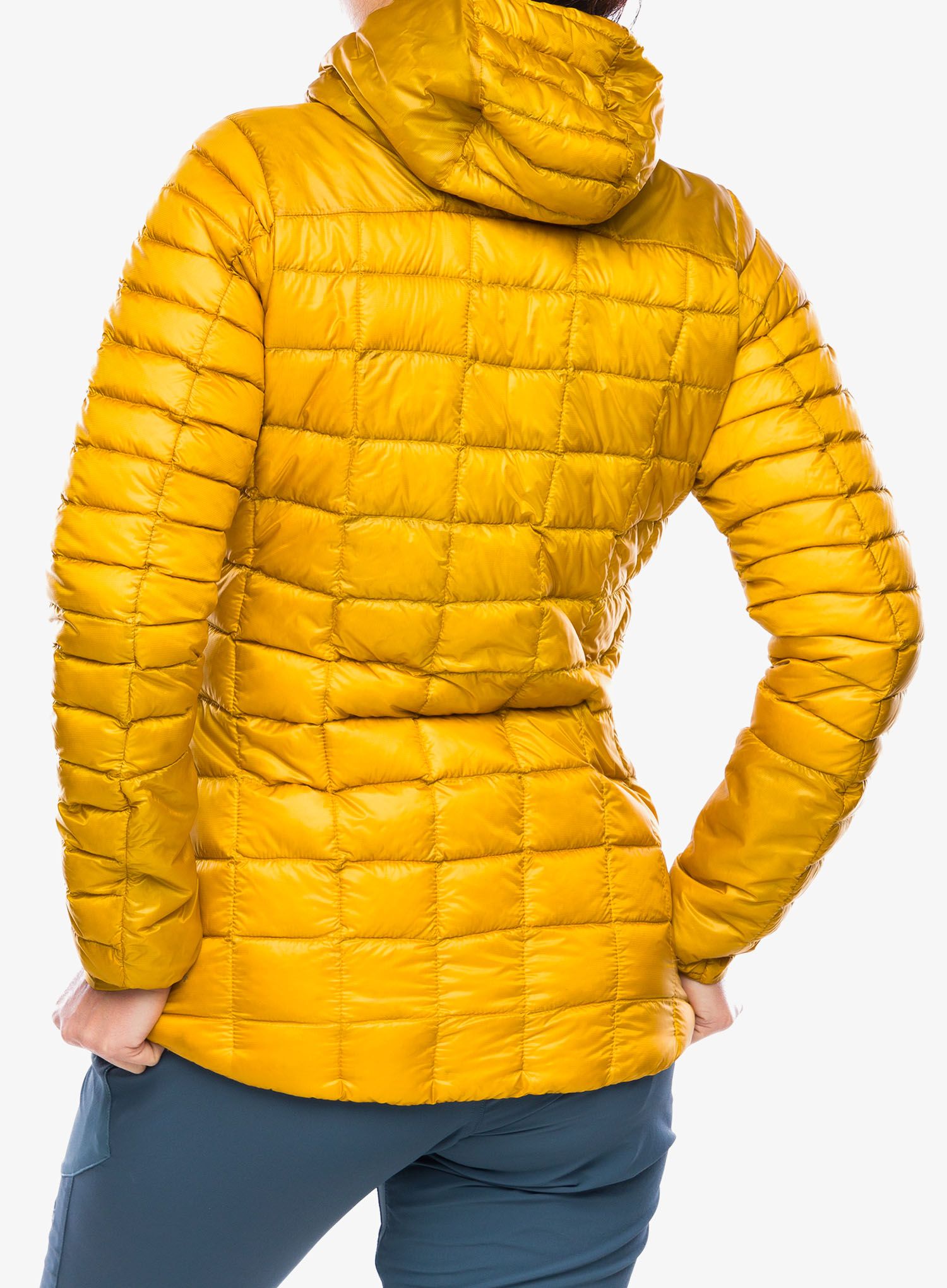 Ženska perjana jakna Rab Mythic Alpine Light Jacket - sahara