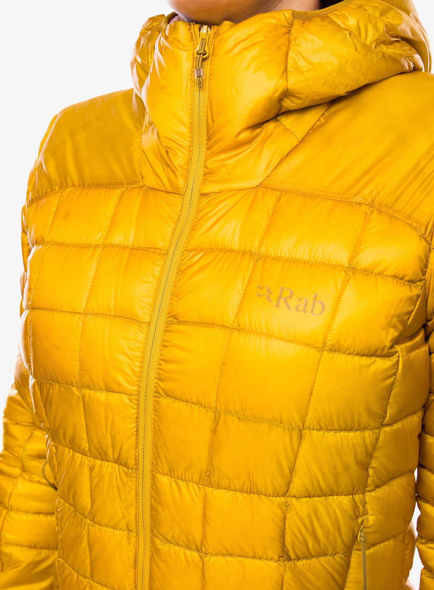 Ženska perjana jakna Rab Mythic Alpine Light Jacket - sahara