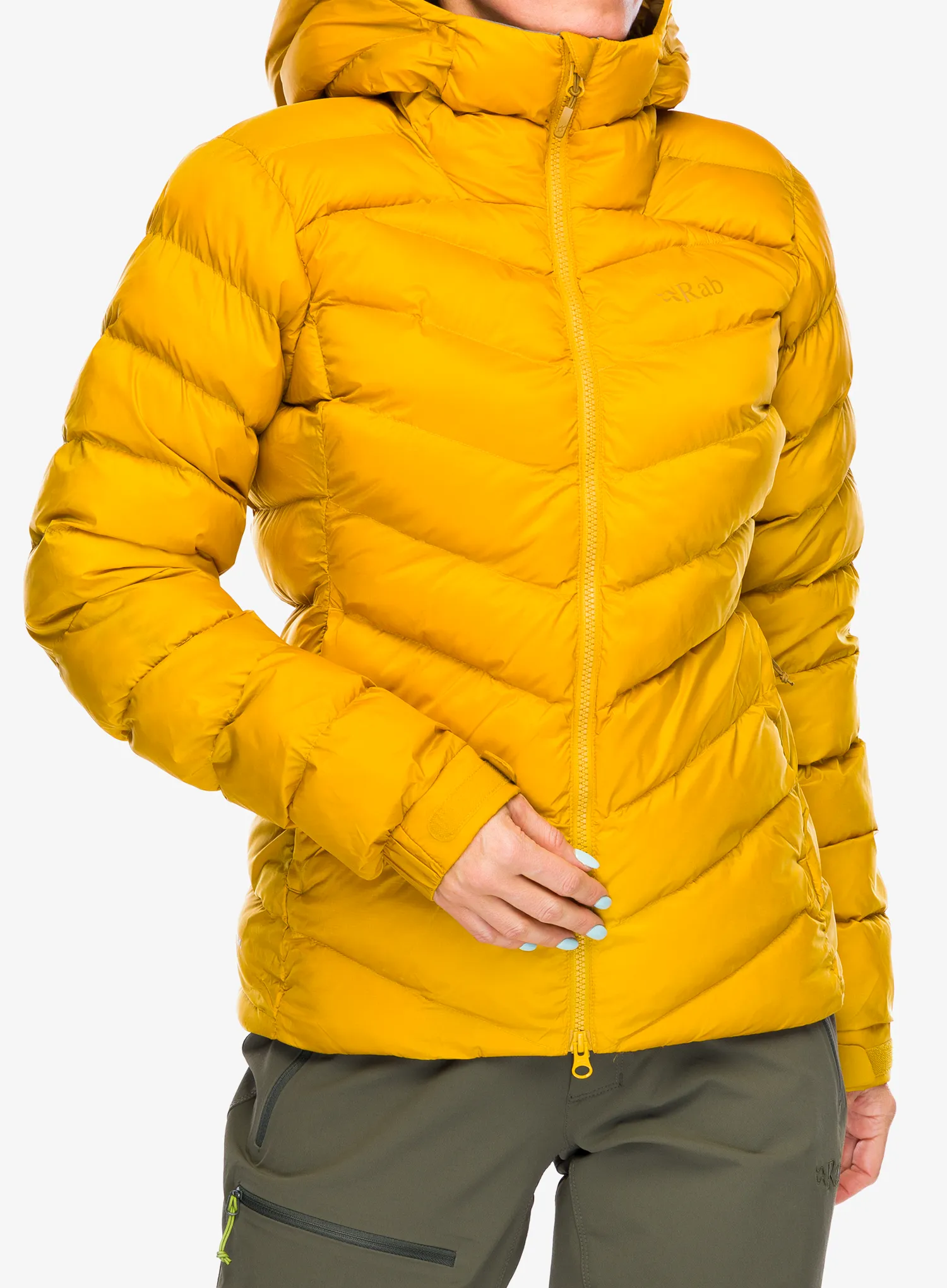 Jakna s postavom ženska Rab Nebula Pro Jacket - sahara
