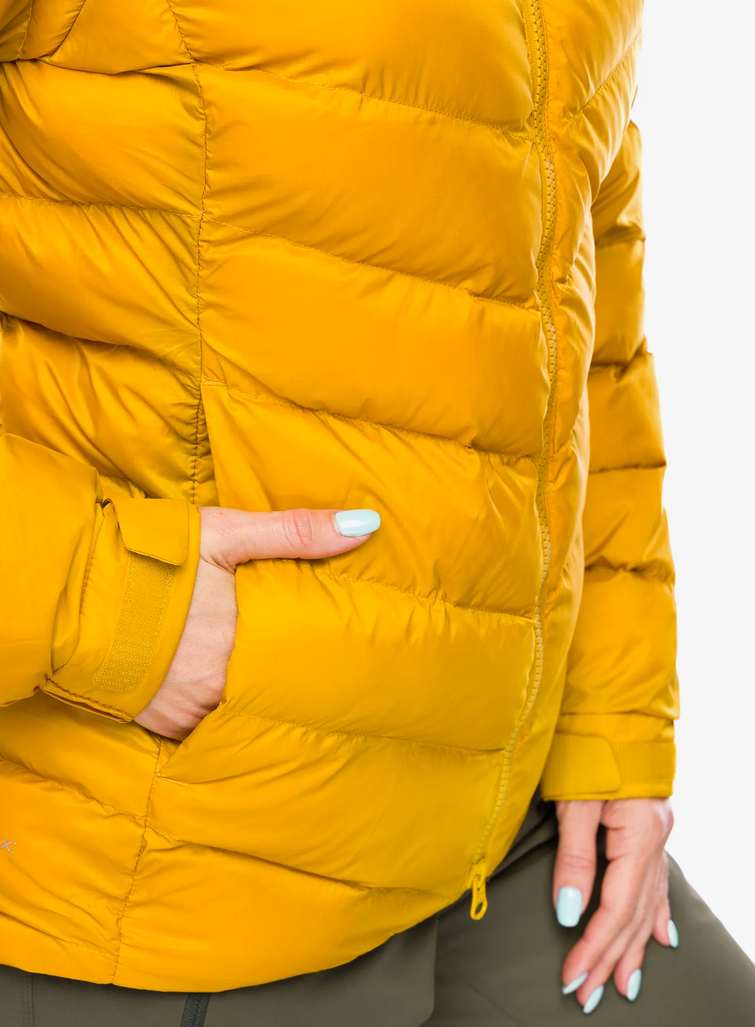 Jakna s postavom ženska Rab Nebula Pro Jacket - sahara