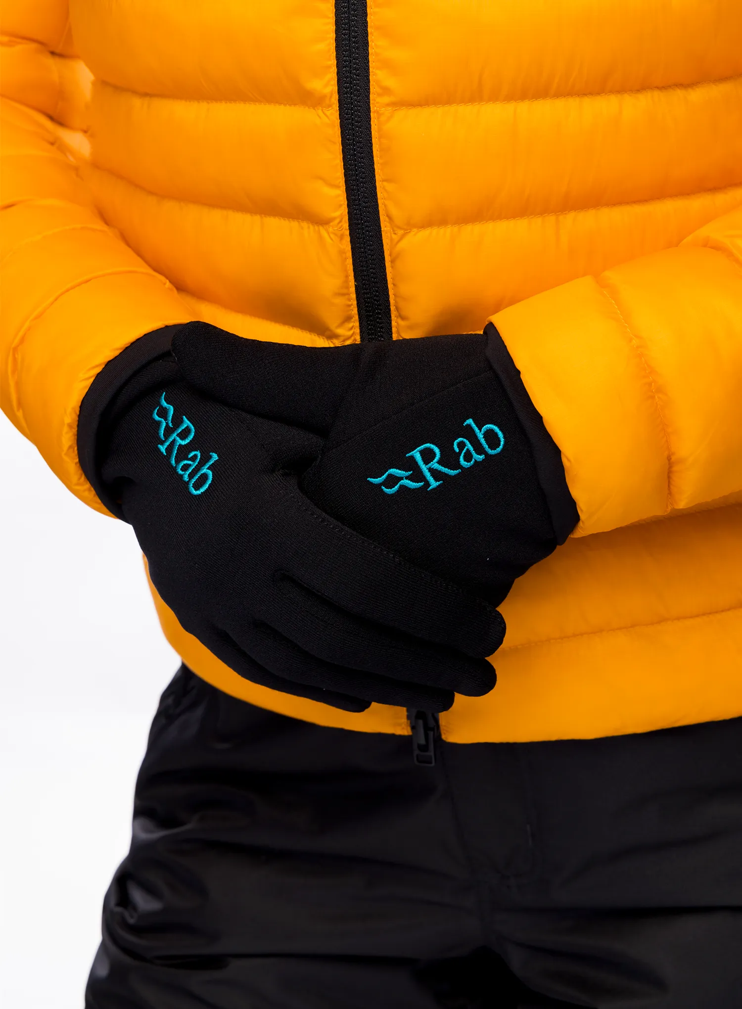 Ženske rukavice Rab Power Stretch Contact Glove - black