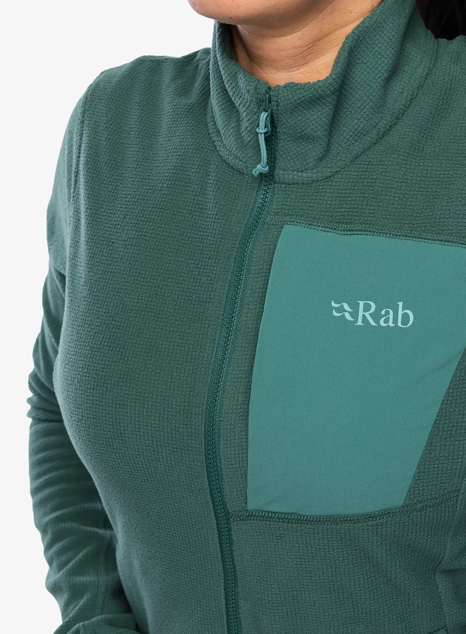 Ženska dukserica na otkopčavanje Rab Tecton Jacket - green slate