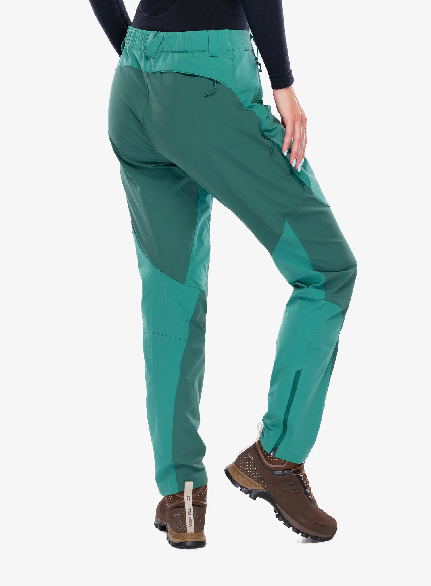 Ženske trekking hlače Rab Torque Mountain Pants - eucalyptus/green slate