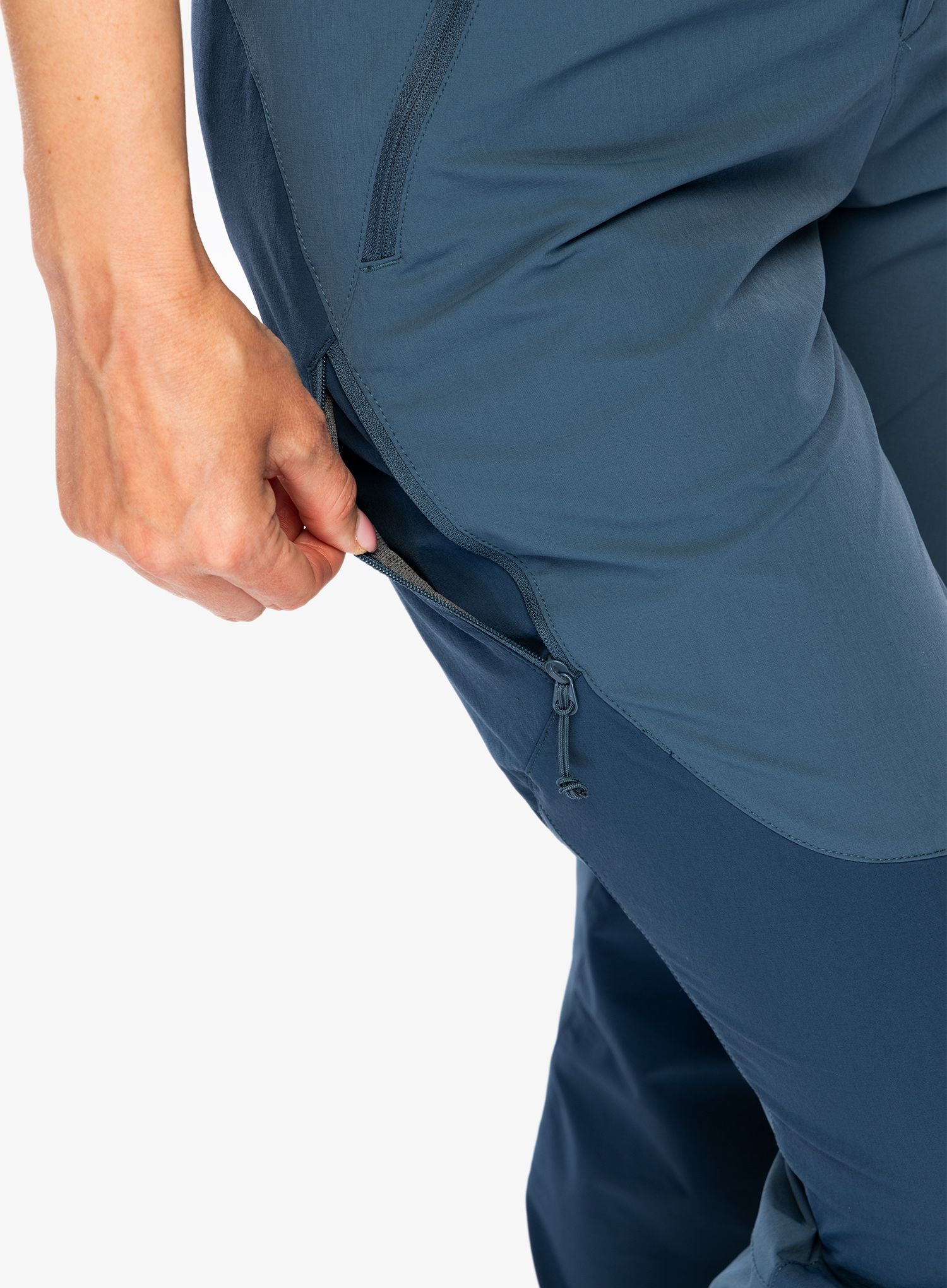 Ženske trekking hlače Rab Torque Mountain Pants - orion blue/tempest blue