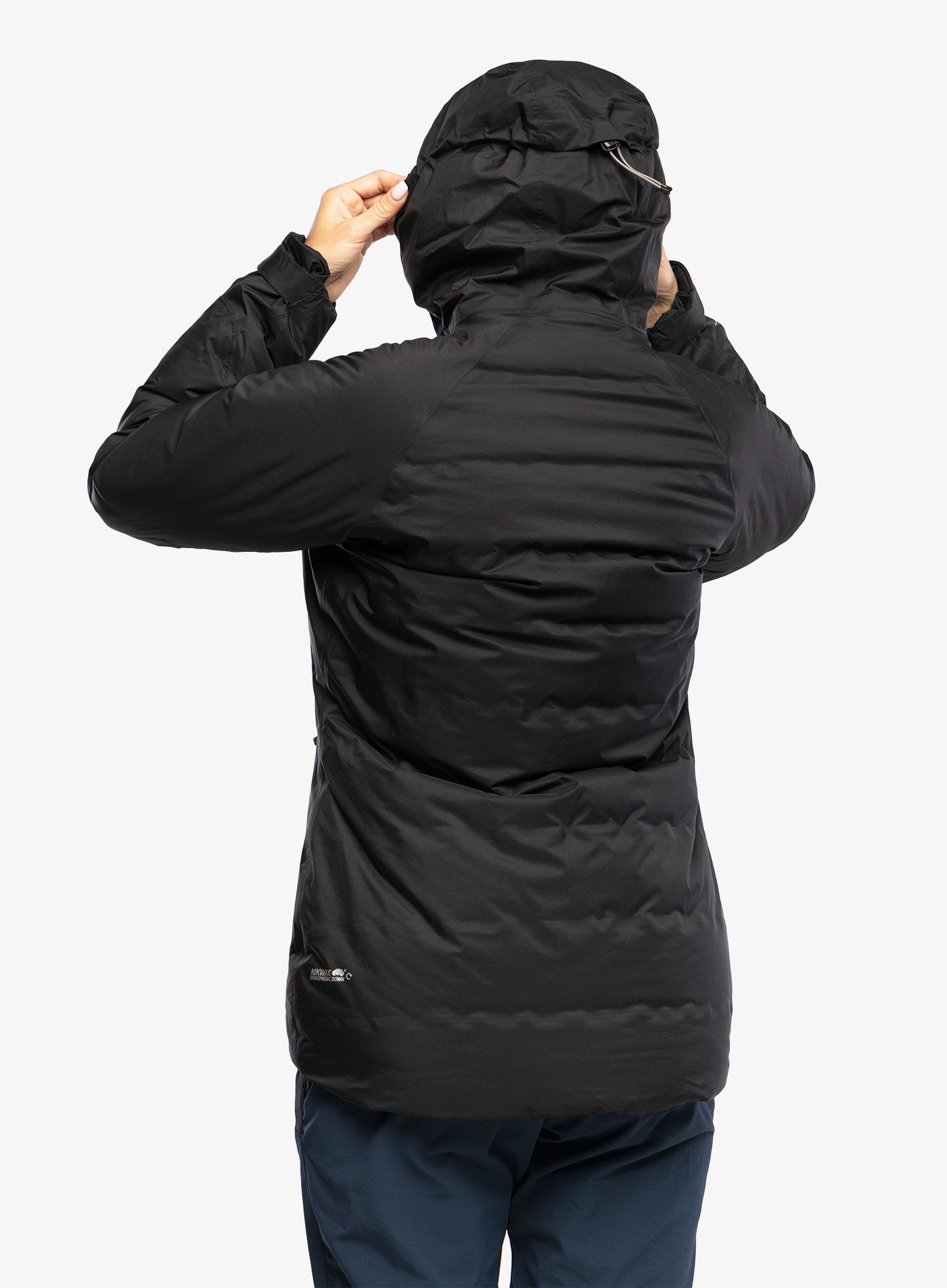 Ženska perjana jakna Rab Valiance Jacket - black