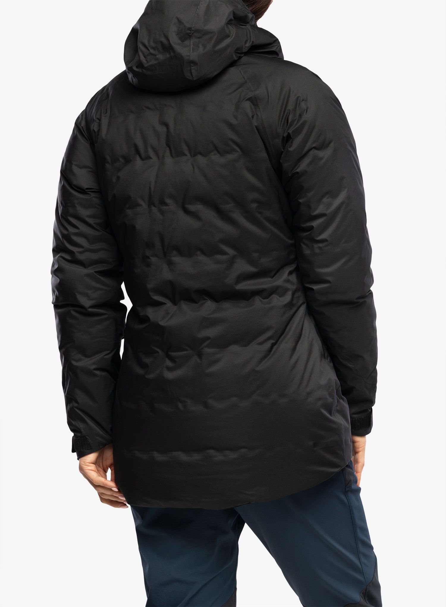 Ženska perjana jakna Rab Valiance Jacket - black