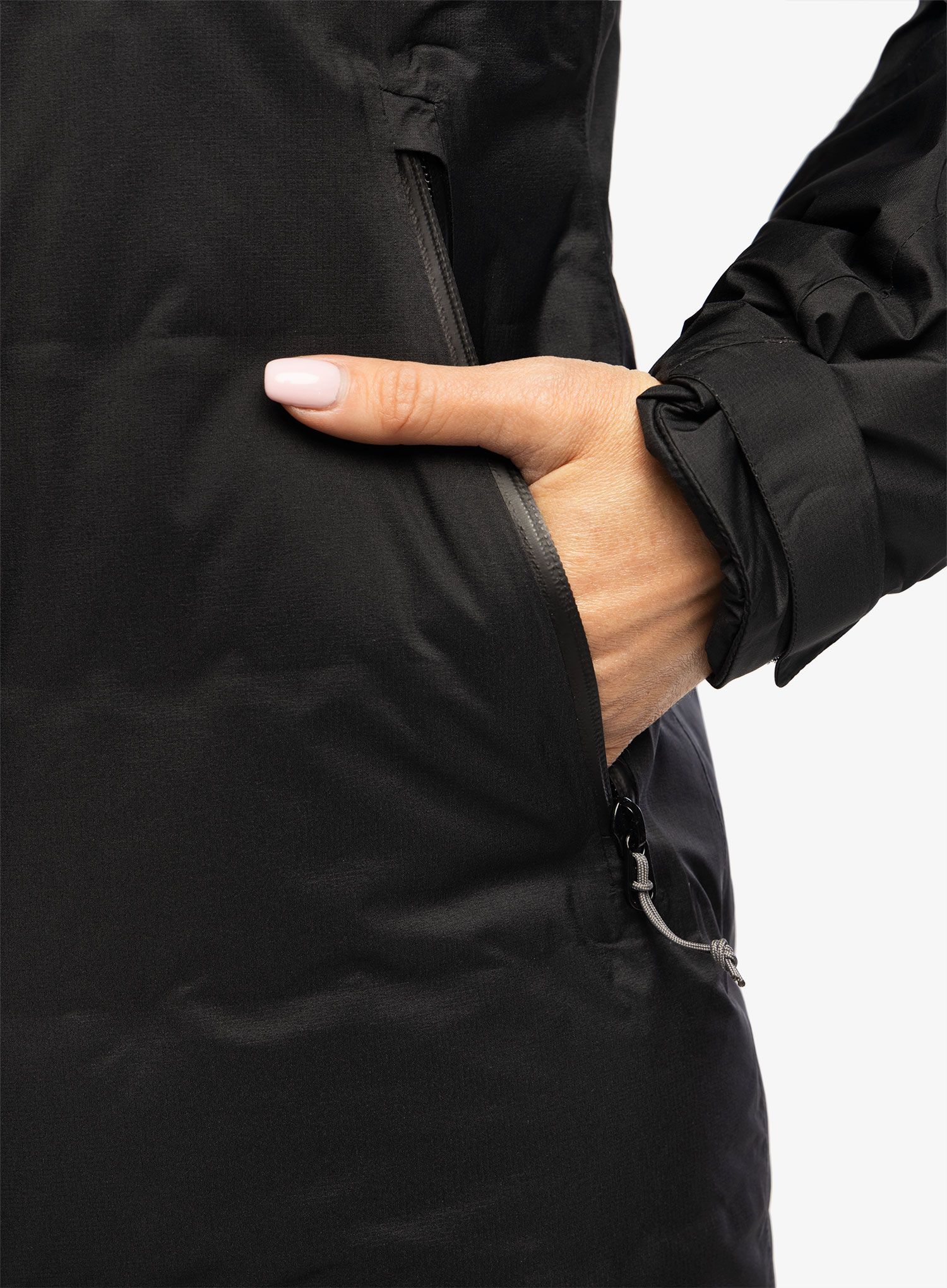 Ženska perjana jakna Rab Valiance Jacket - black