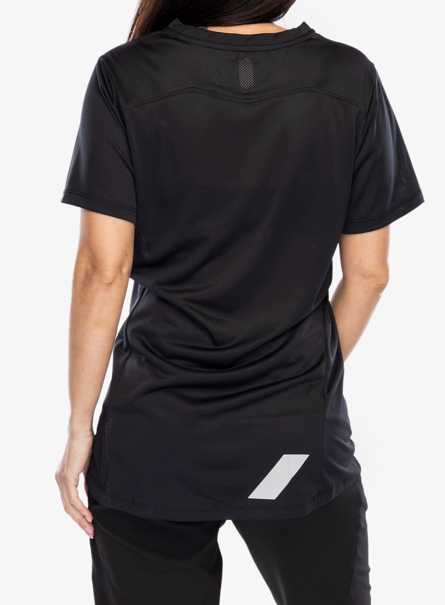 Ženska biciklistička majica 100% Ridecamp Jersey - black/grey