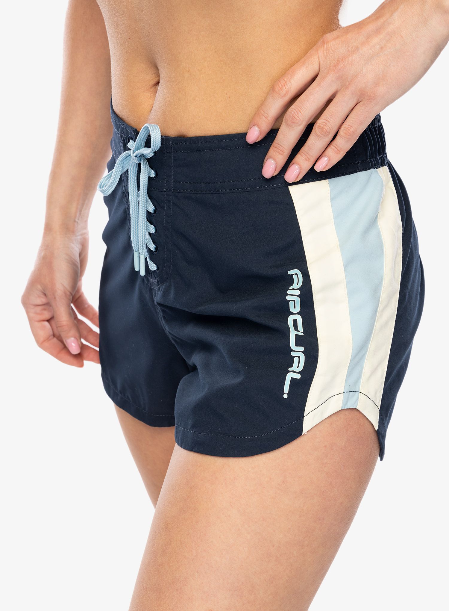 Ženske kratke hlače Rip Curl Block Party Hi Waist 3 - navy