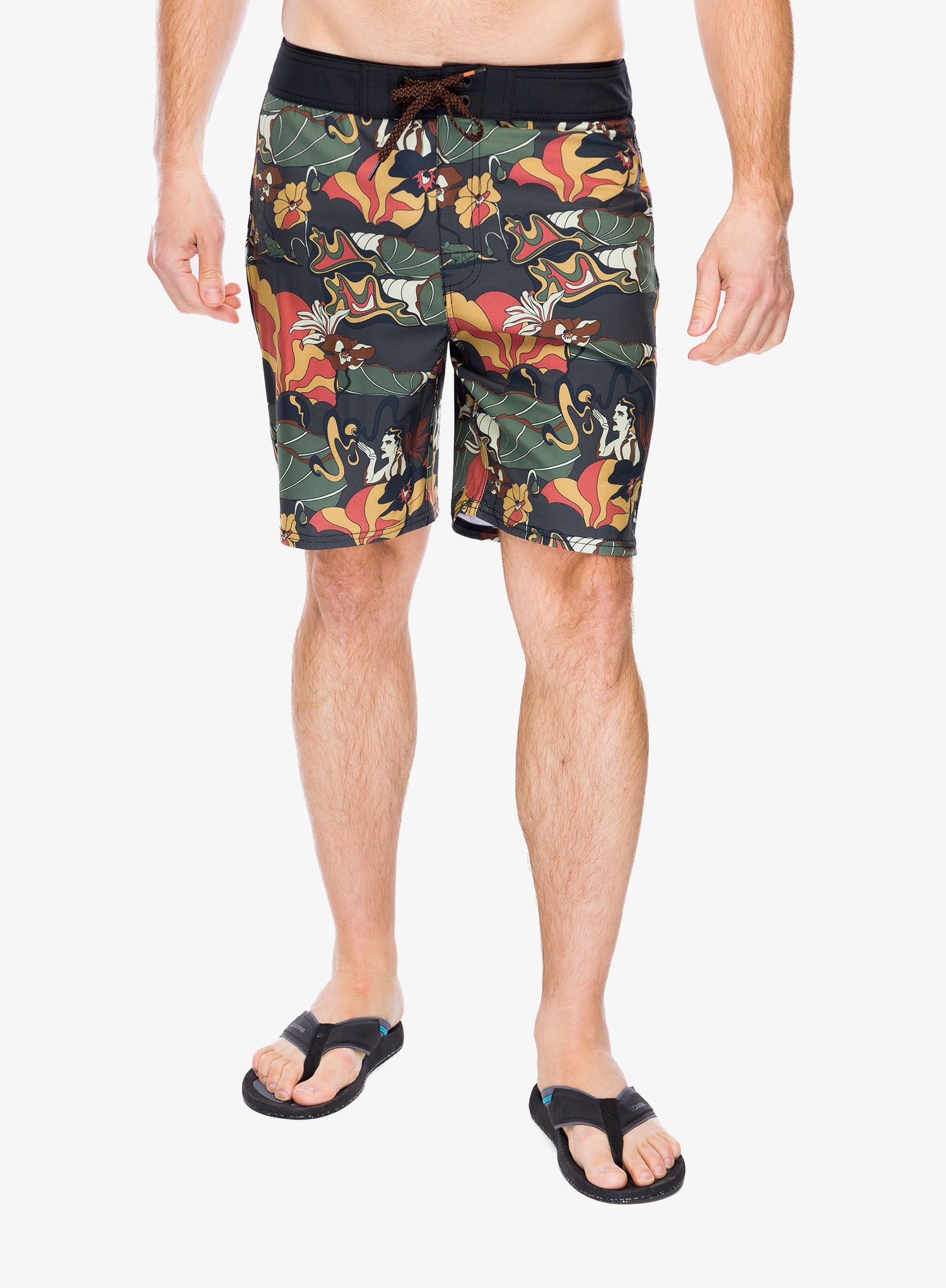 Kratke hlače Rip Curl Mirage Postcards - black