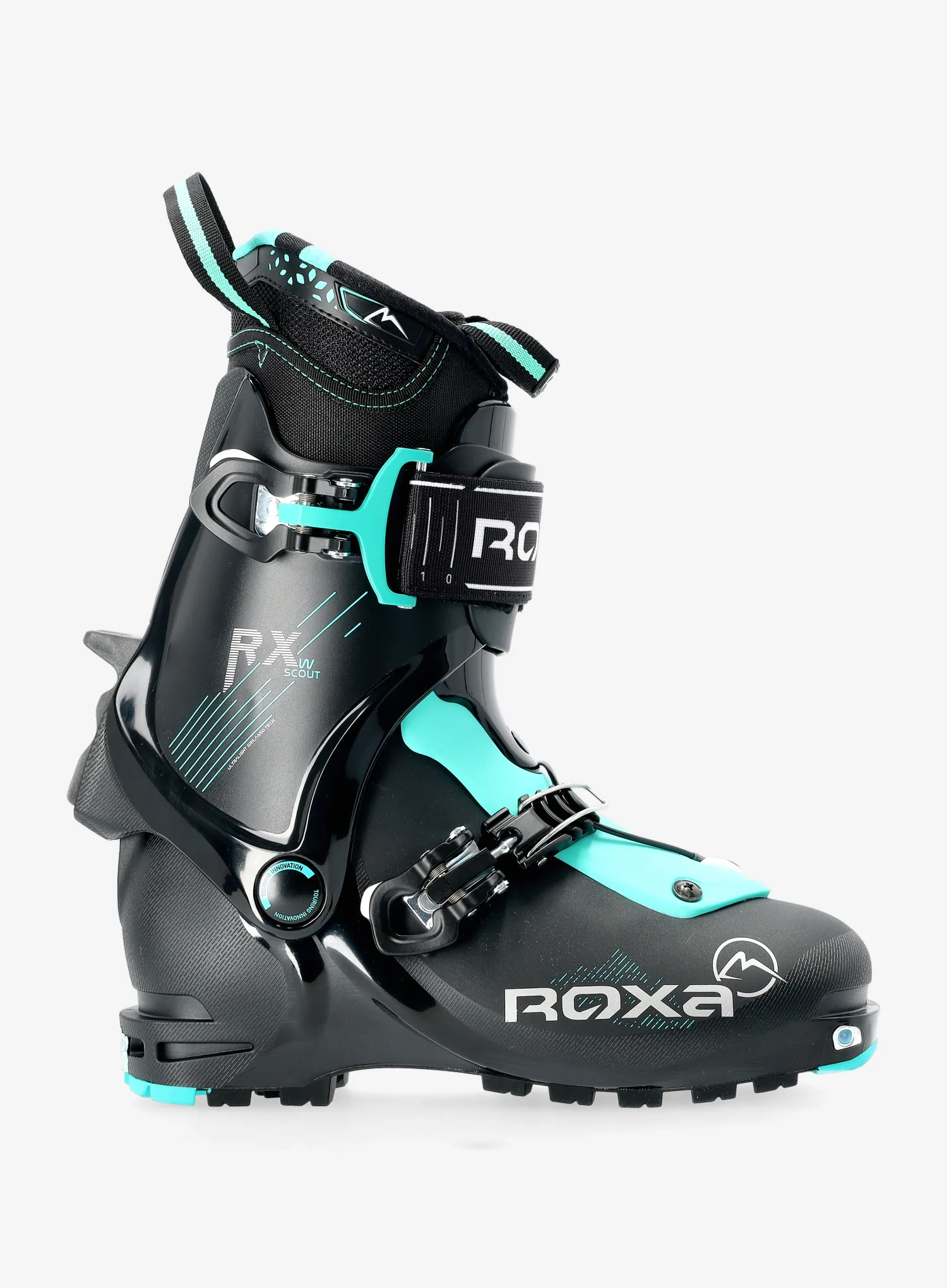 Cipele za turno skijanje Roxa RX Scout - black/black/aqua/black