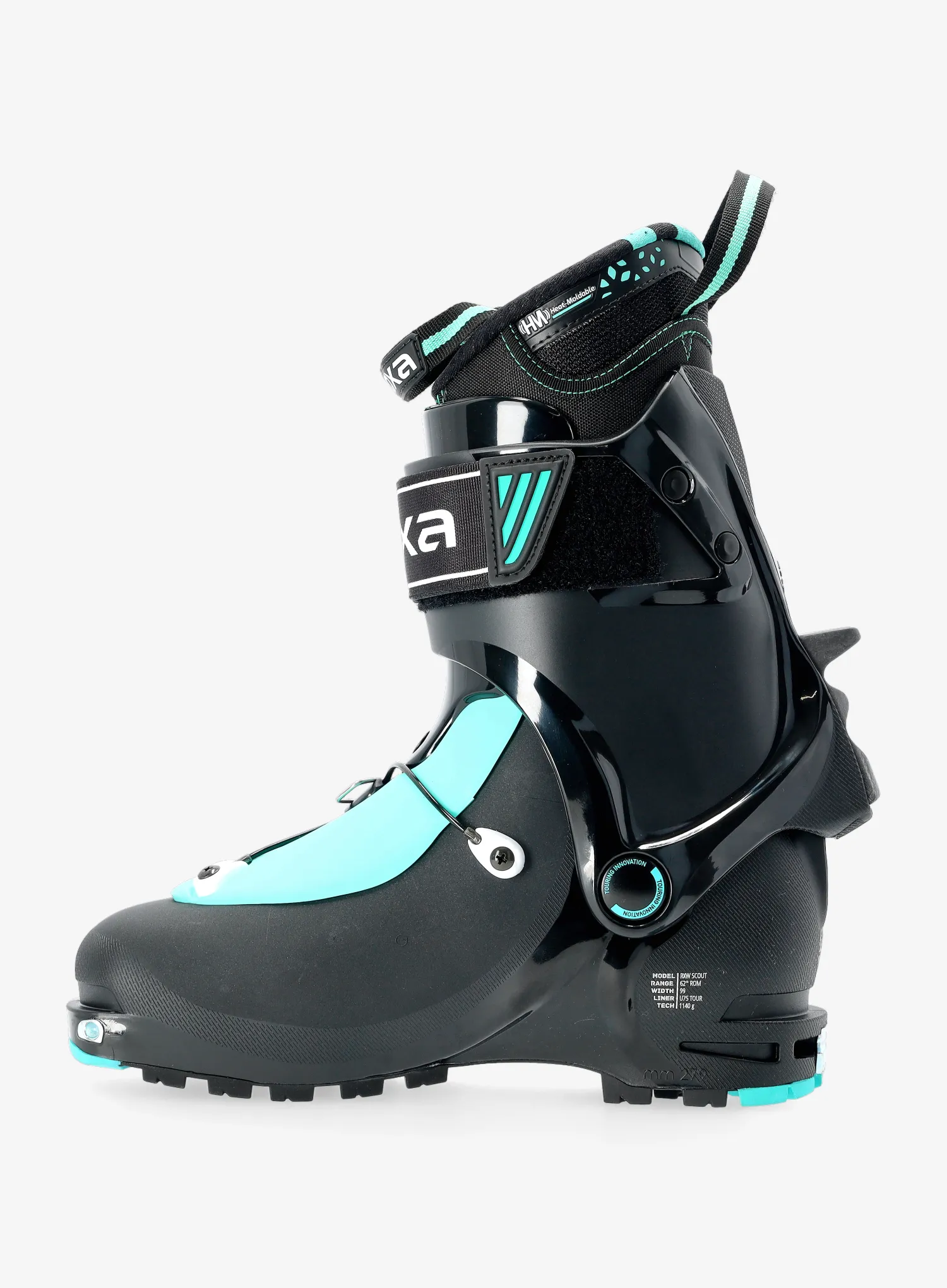 Cipele za turno skijanje Roxa RX Scout - black/black/aqua/black