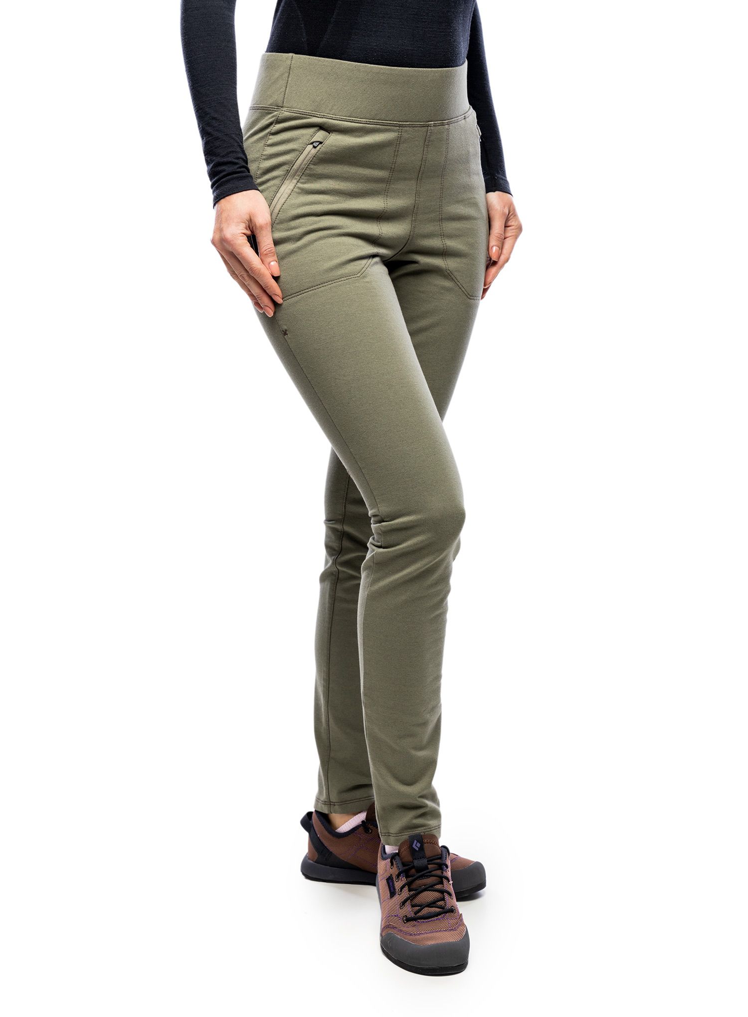 Ženske hlače Royal Robbins Basalt Pant - fiddlehead