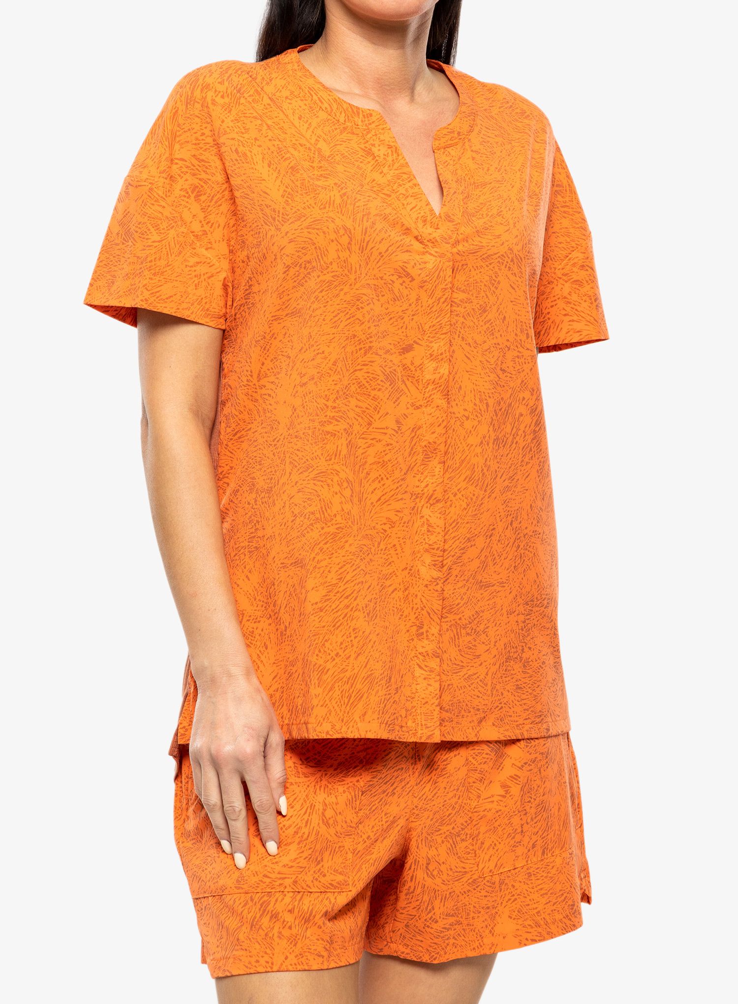 Ženska putna košulja Royal Robbins Spotless Evolution S/S - poppy elkhorn pt