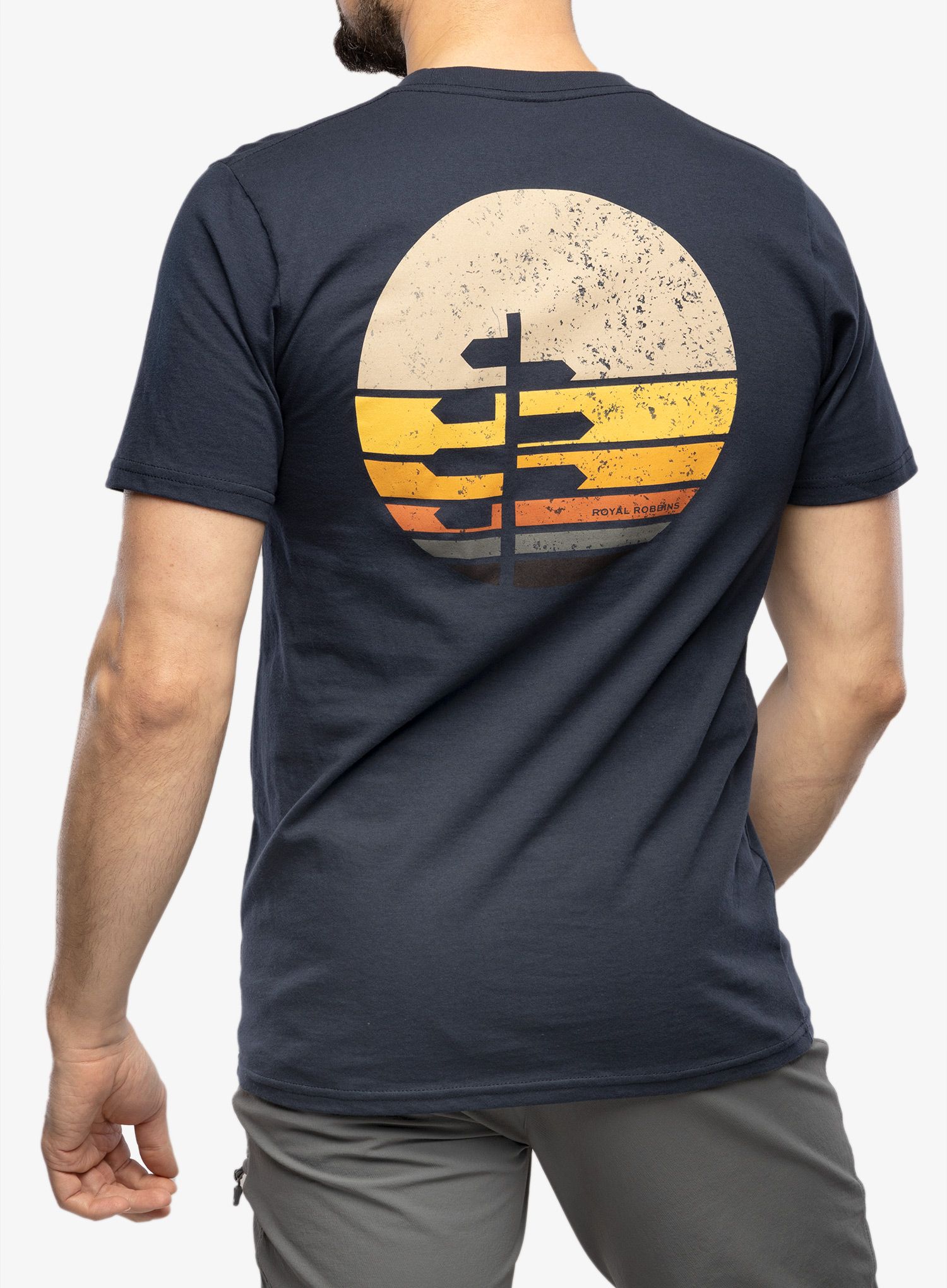 Pamučna majica Royal Robbins Sunset Tee s/s - navy
