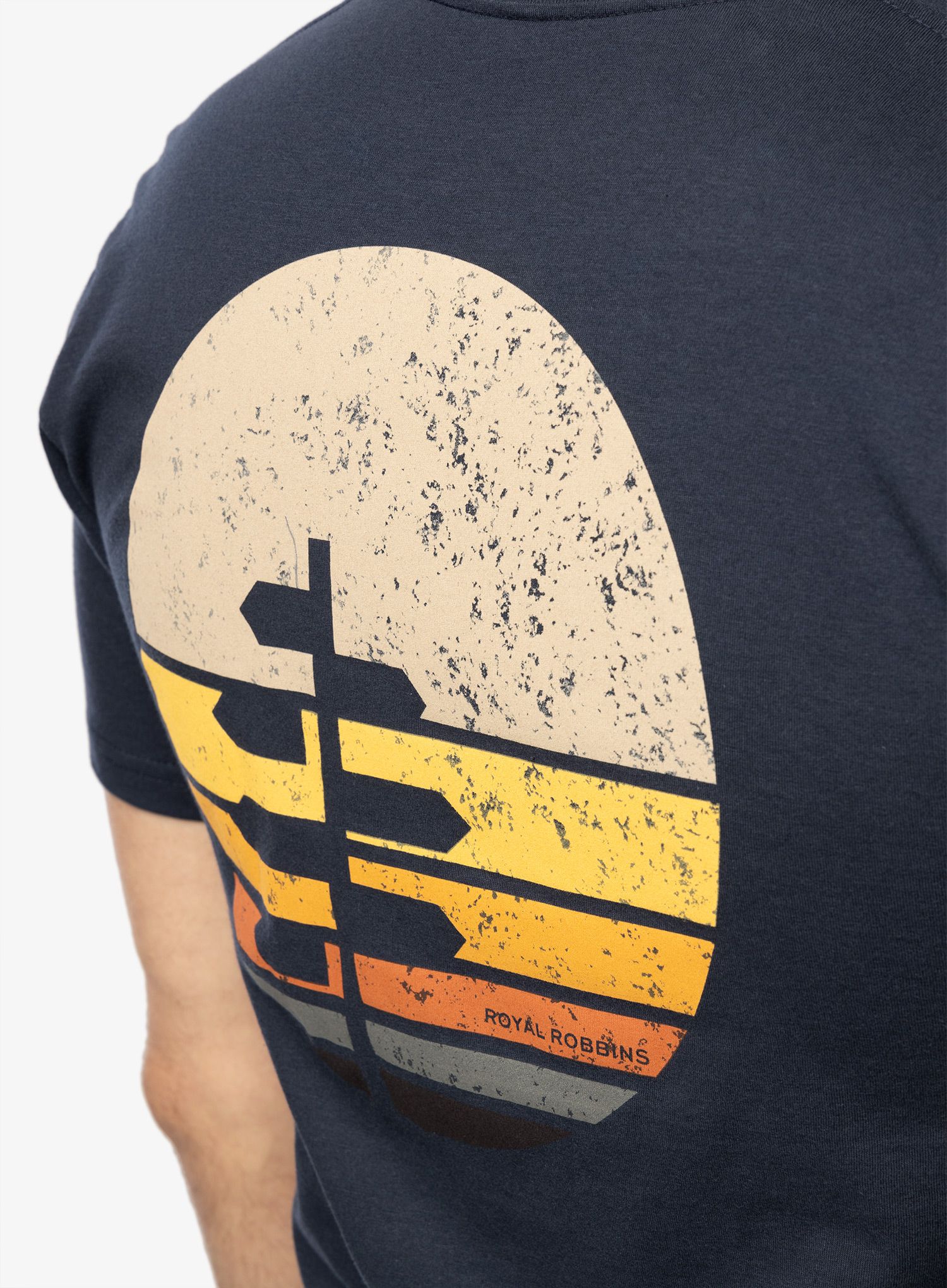 Pamučna majica Royal Robbins Sunset Tee s/s - navy