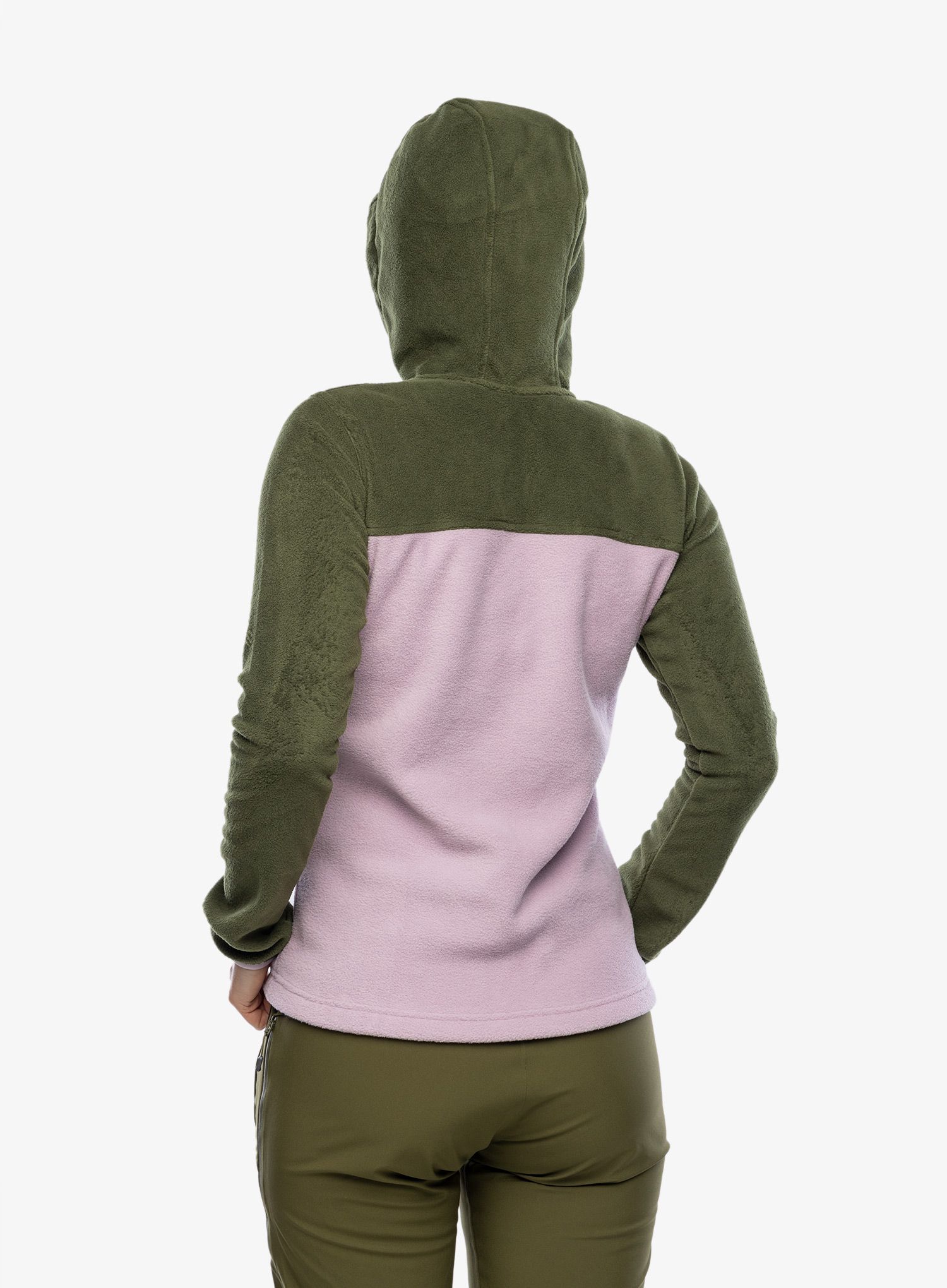 Ženska dukserica od flisa SCOTT Defined Original Fleece Pullover - fir green/cloud pink