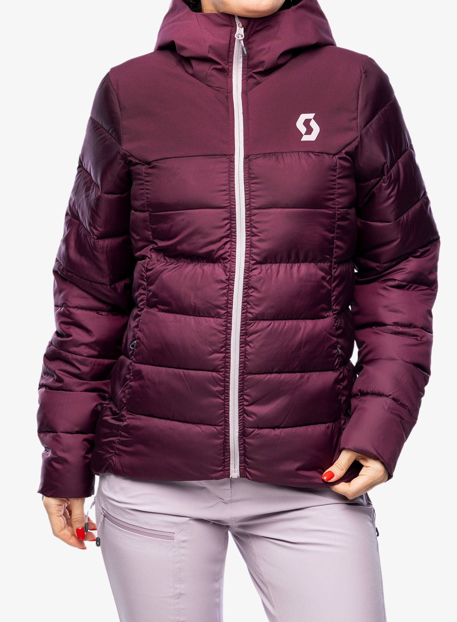 Jakna s postavom ženska SCOTT Insuloft Warm Jacket - wild red